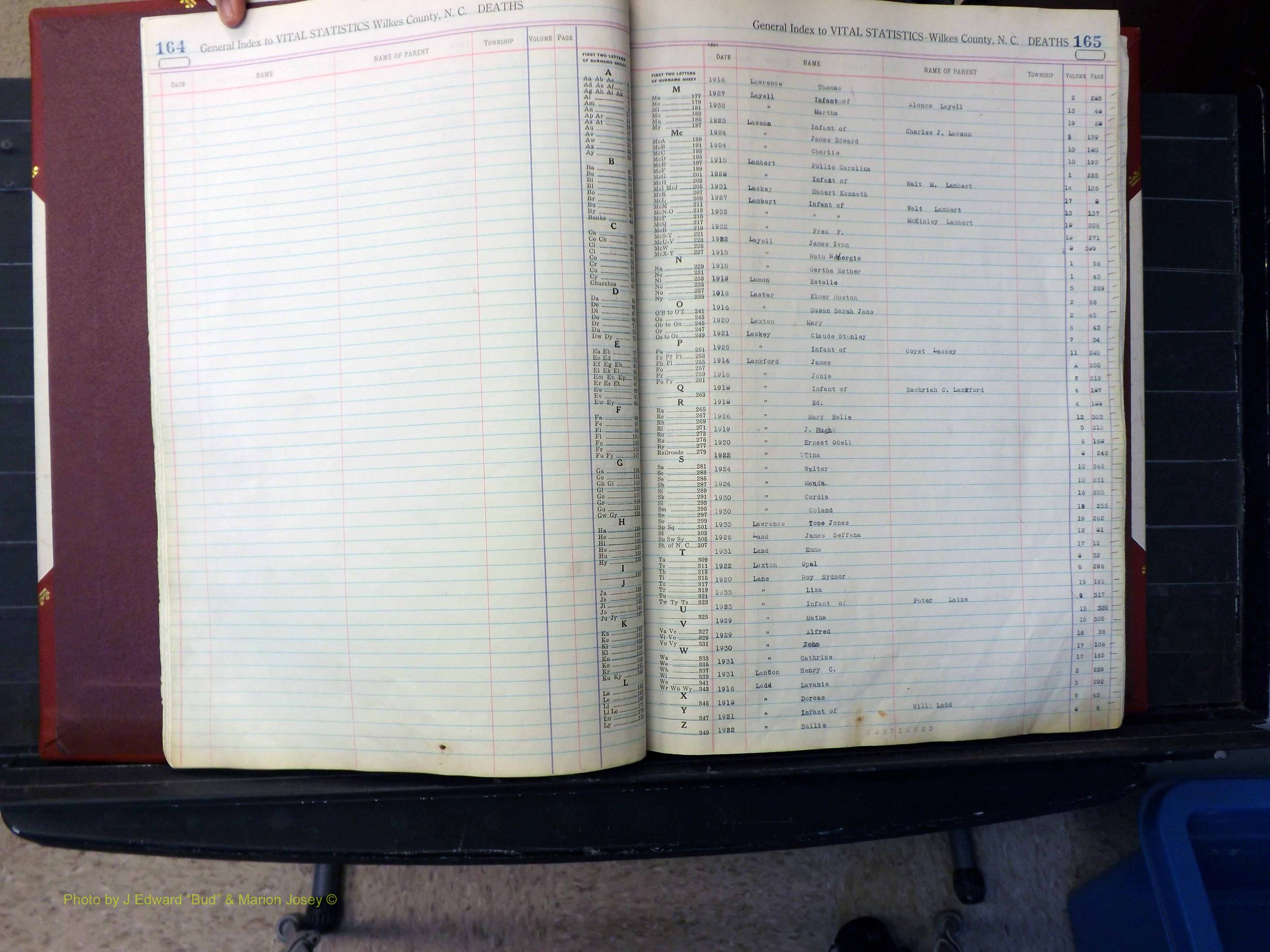 Wilkes Co, NC, Deaths, K-Z, 1913-2010 (113).JPG