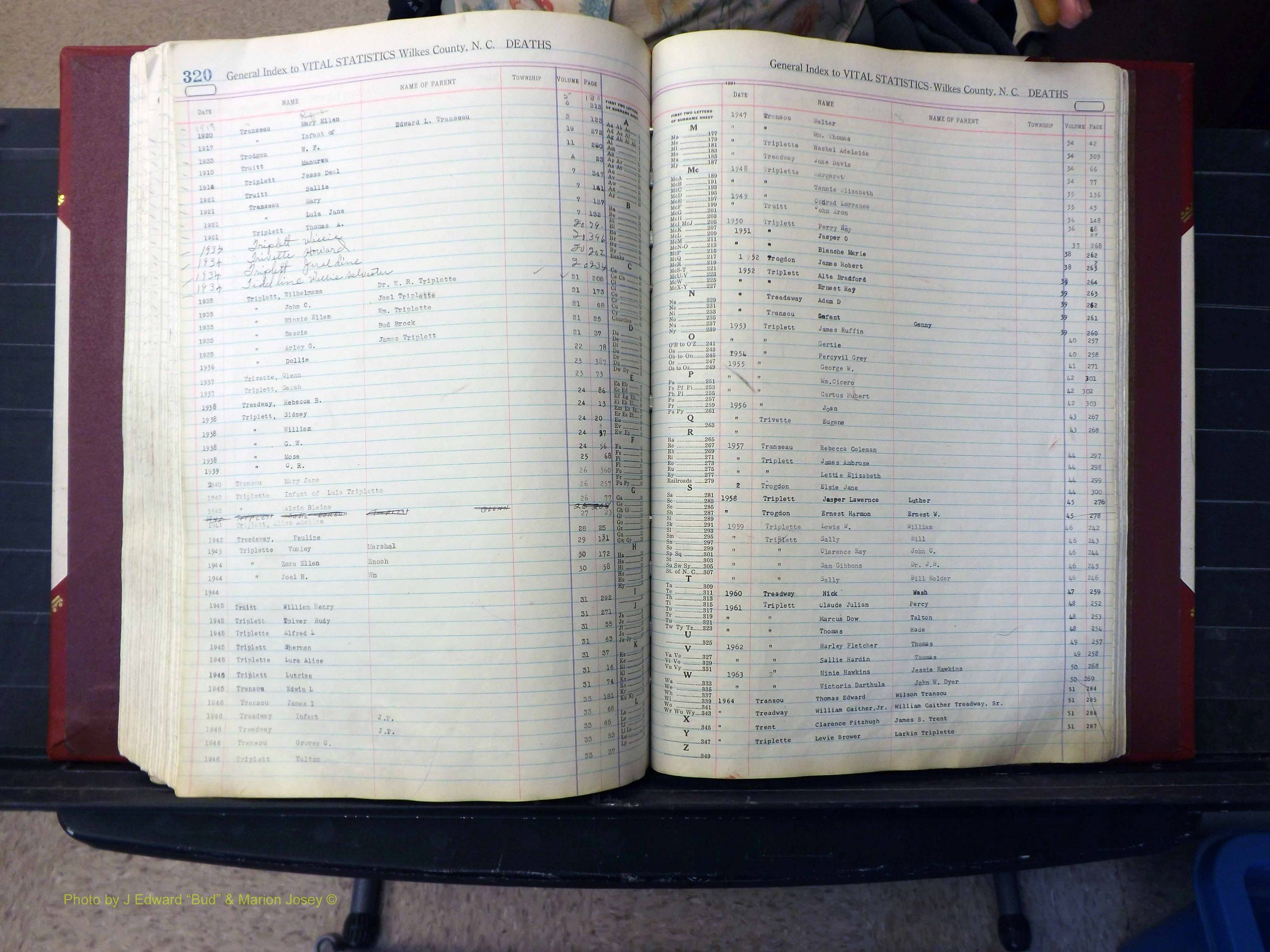 Wilkes Co, NC, Deaths, K-Z, 1913-2010 (290).JPG