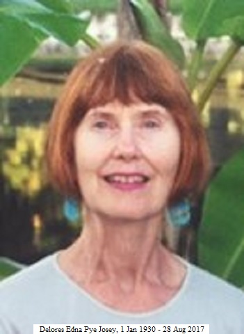 Dolores Edna Pye Josey Obituary
