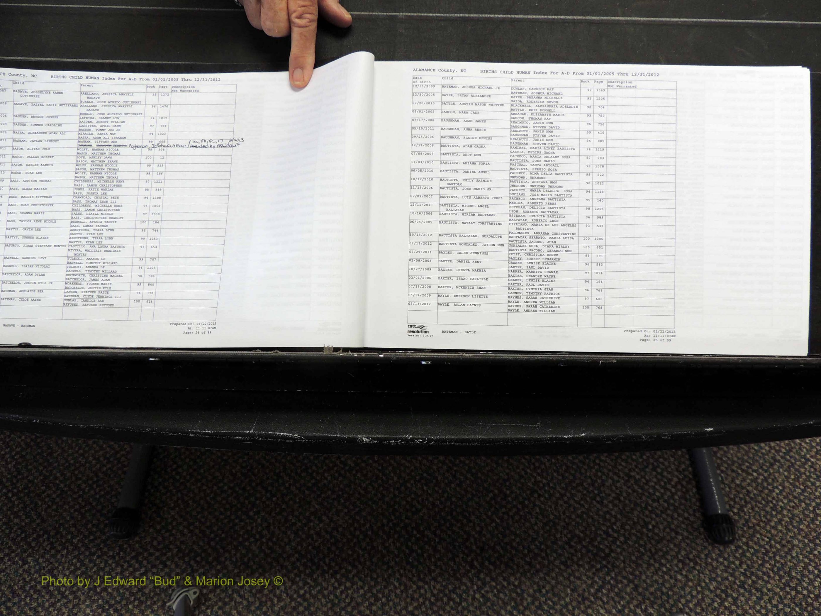 Alamance Co, NC, Births, A-Z, 2005-2012 (113).JPG