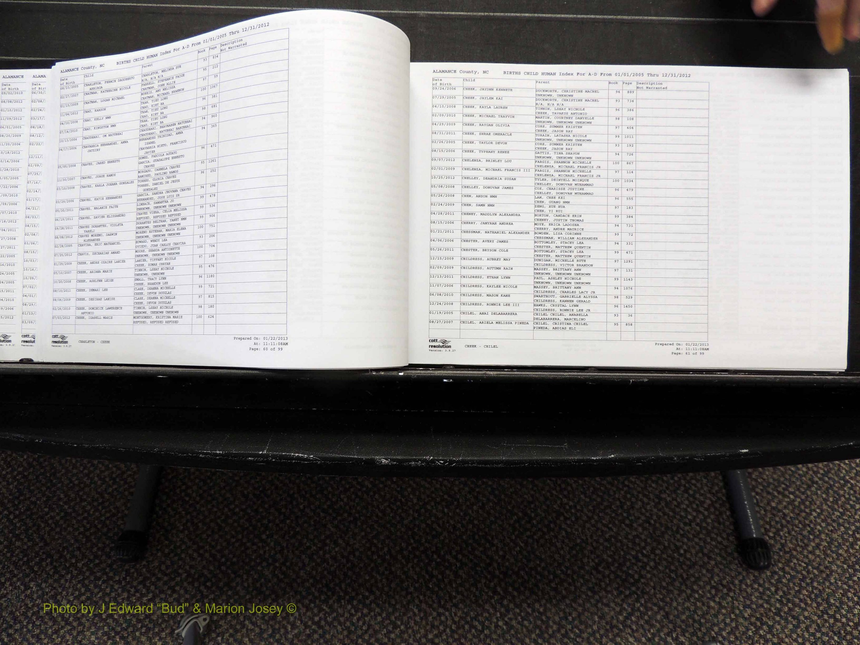 Alamance Co, NC, Births, A-Z, 2005-2012 (131).JPG