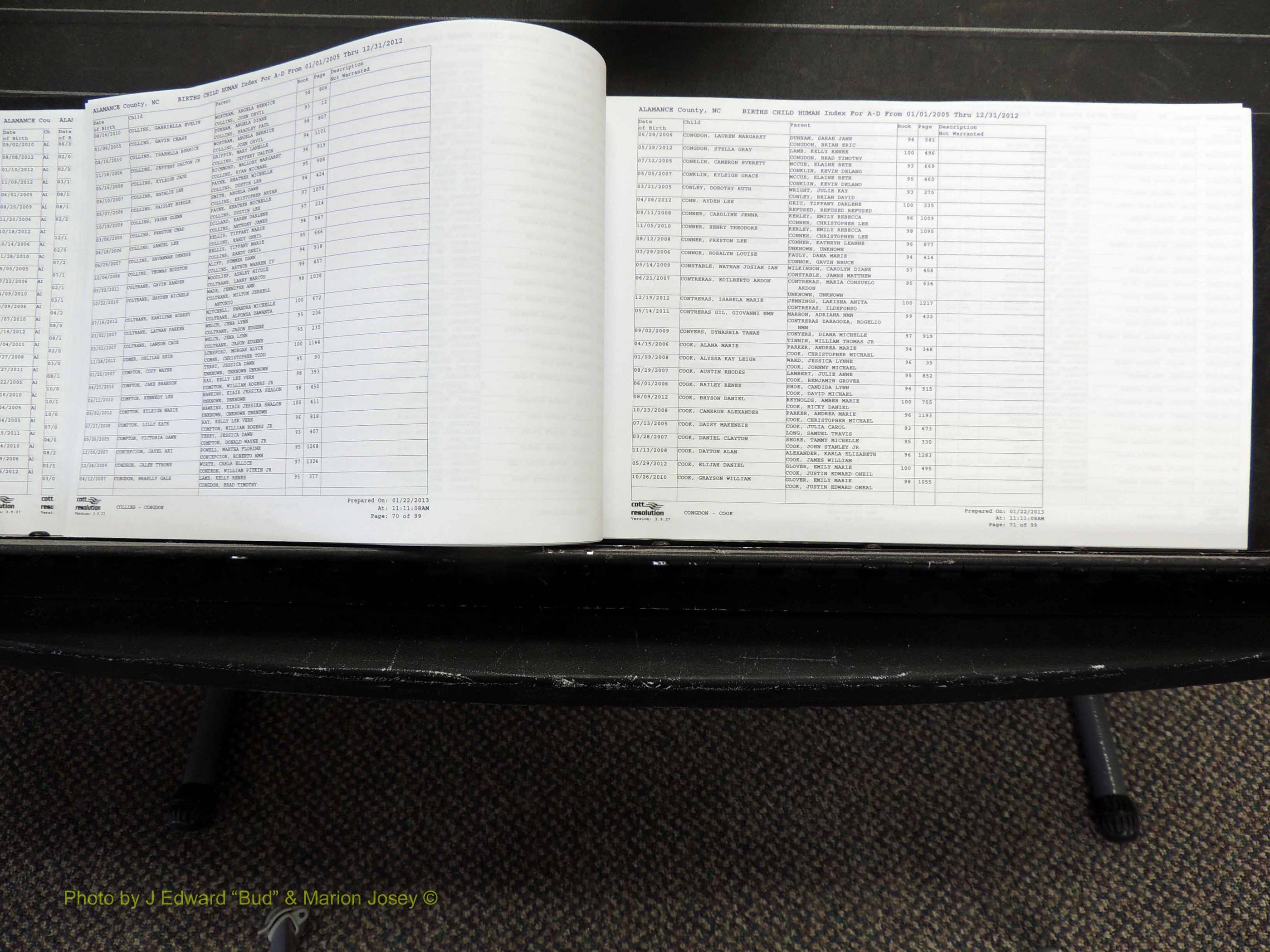 Alamance Co, NC, Births, A-Z, 2005-2012 (136).JPG