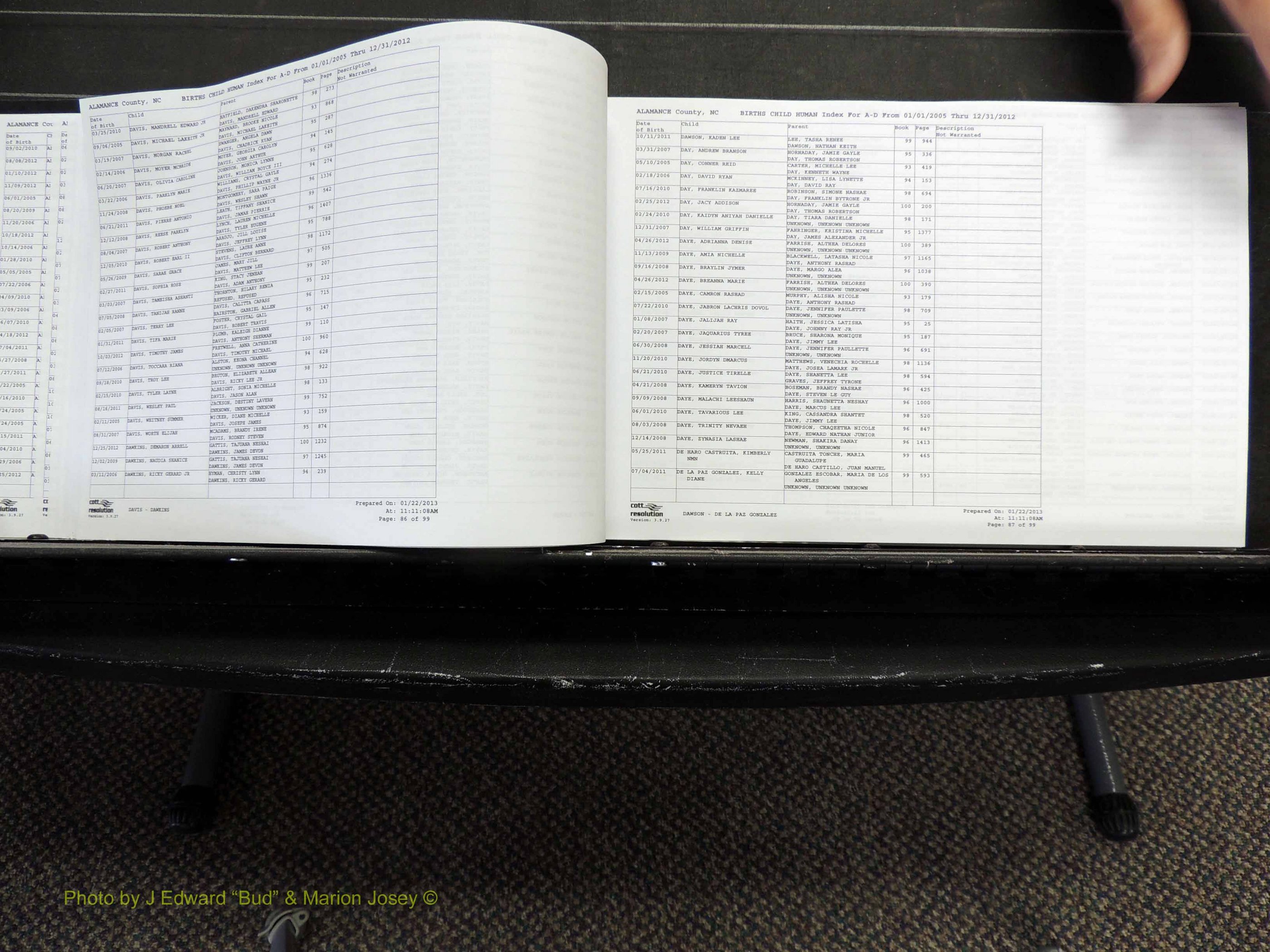 Alamance Co, NC, Births, A-Z, 2005-2012 (144).JPG