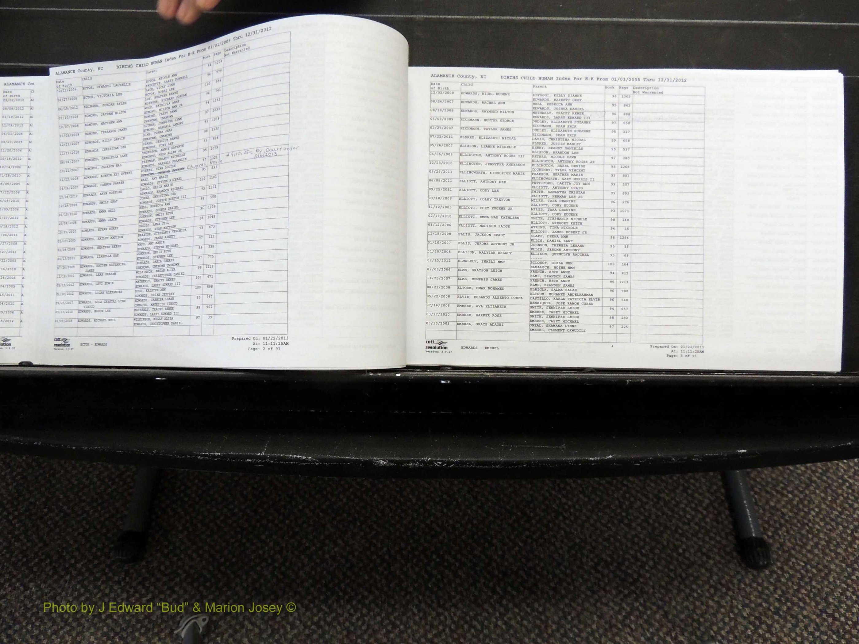 Alamance Co, NC, Births, A-Z, 2005-2012 (152).JPG