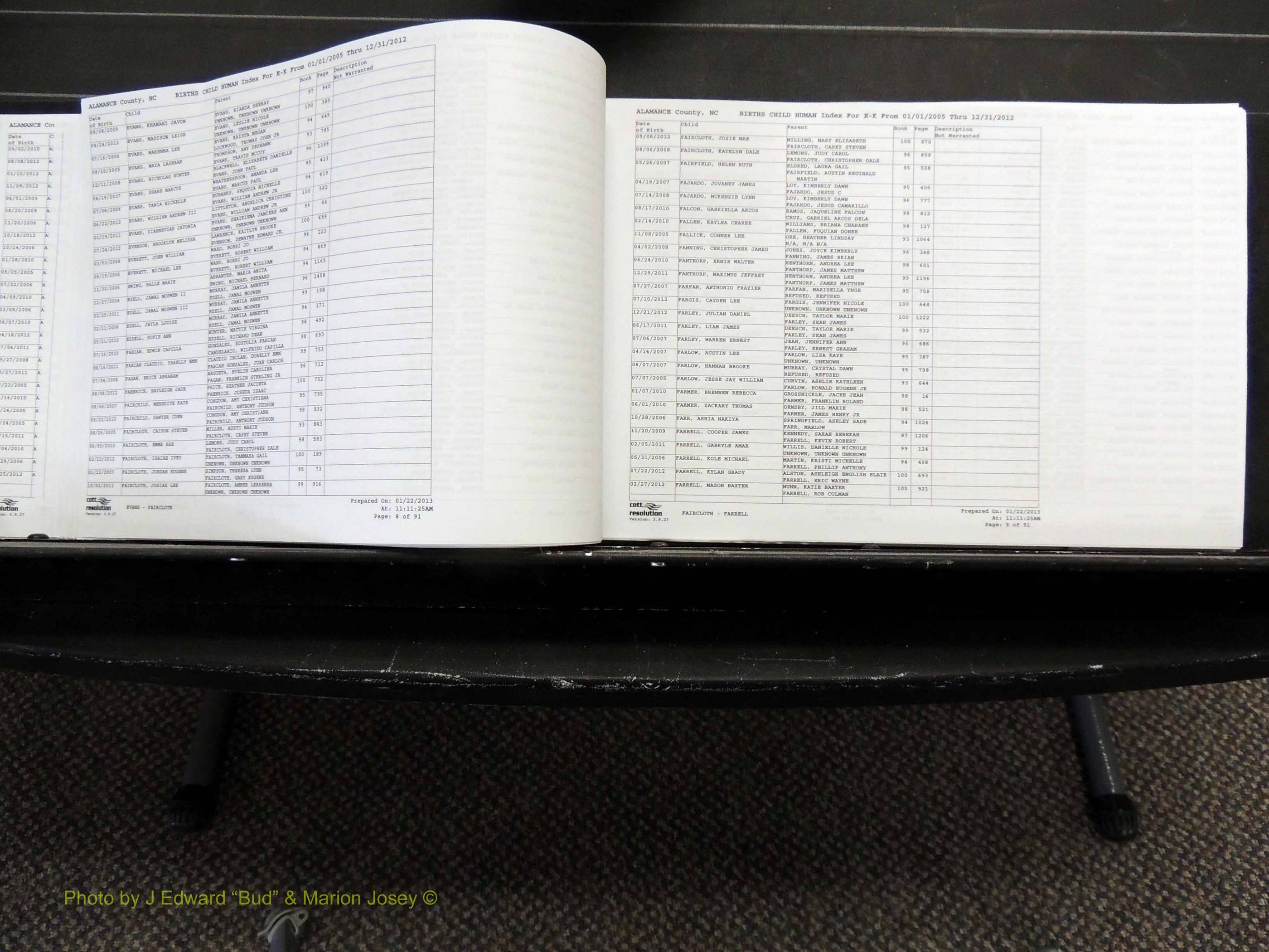 Alamance Co, NC, Births, A-Z, 2005-2012 (155).JPG