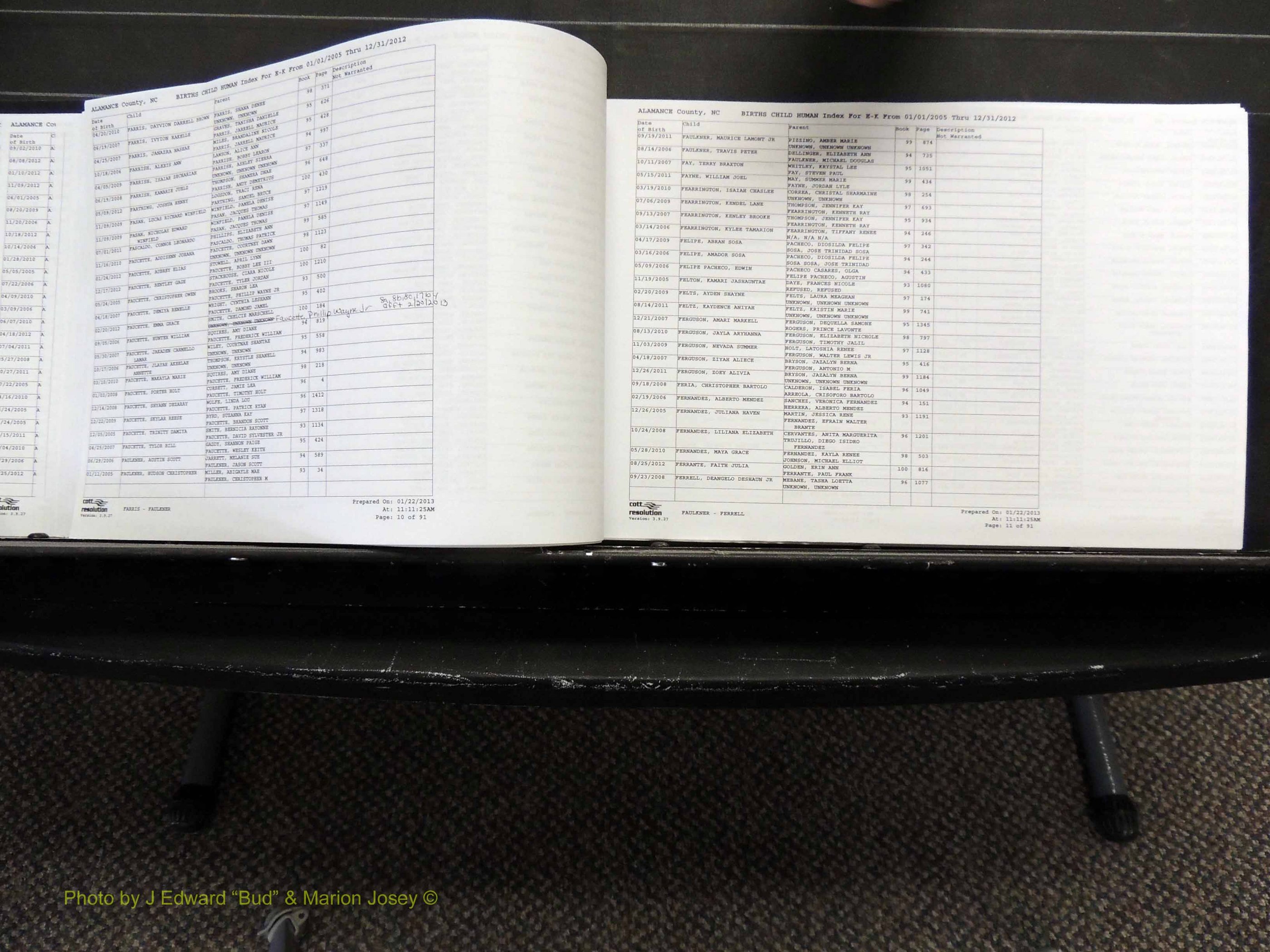 Alamance Co, NC, Births, A-Z, 2005-2012 (156).JPG