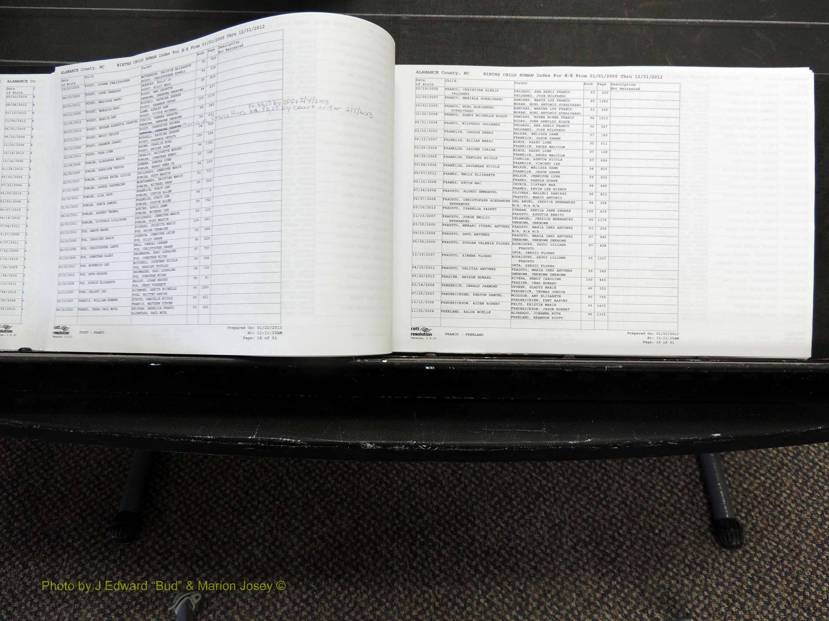 Alamance Co, NC, Births, A-Z, 2005-2012 (160).JPG