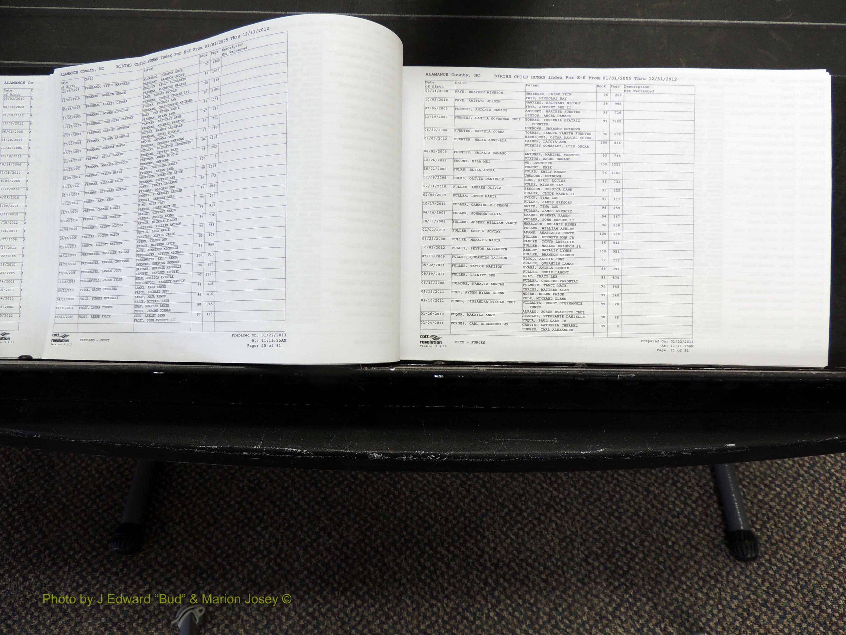 Alamance Co, NC, Births, A-Z, 2005-2012 (161).JPG