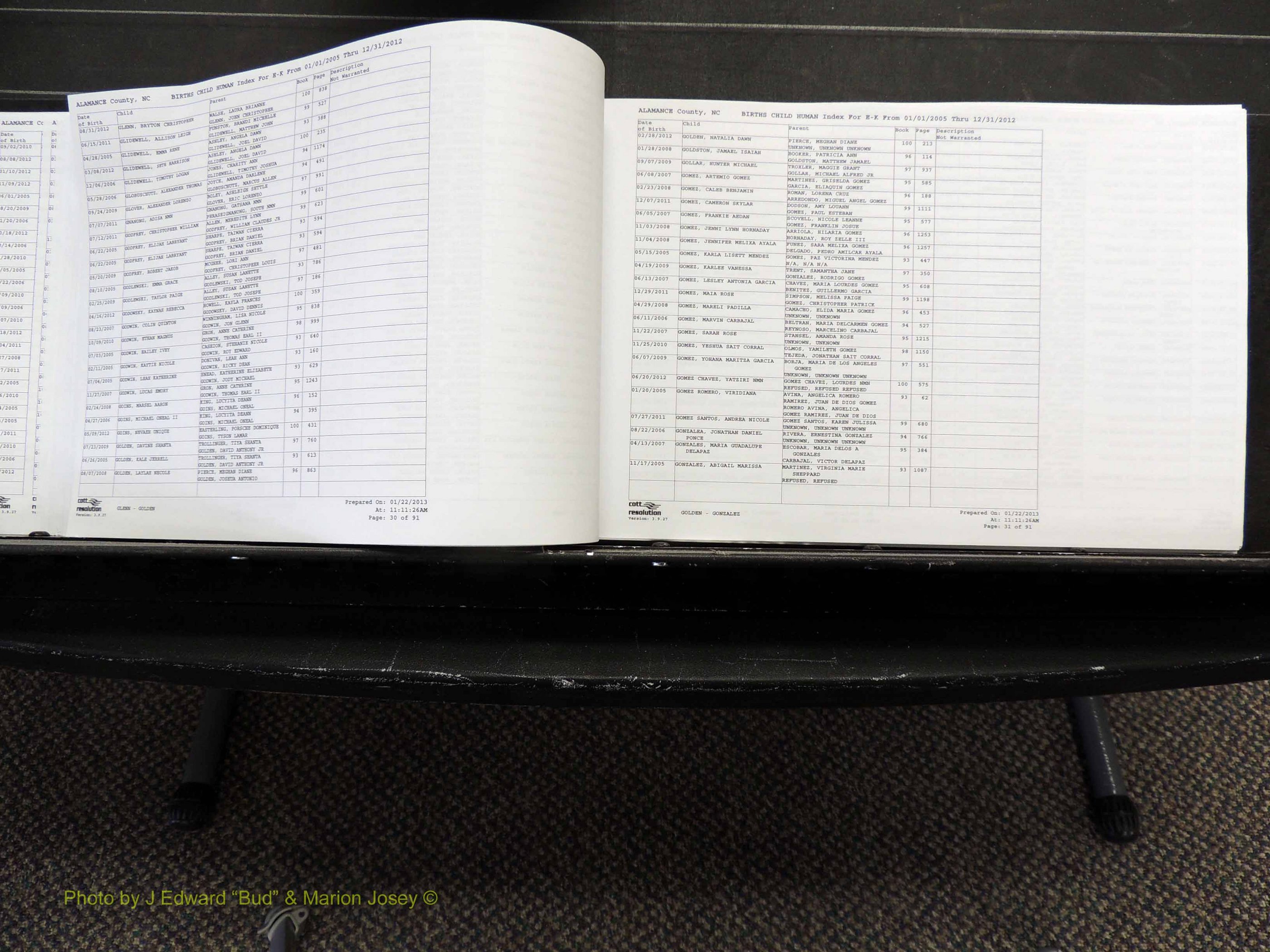Alamance Co, NC, Births, A-Z, 2005-2012 (166).JPG