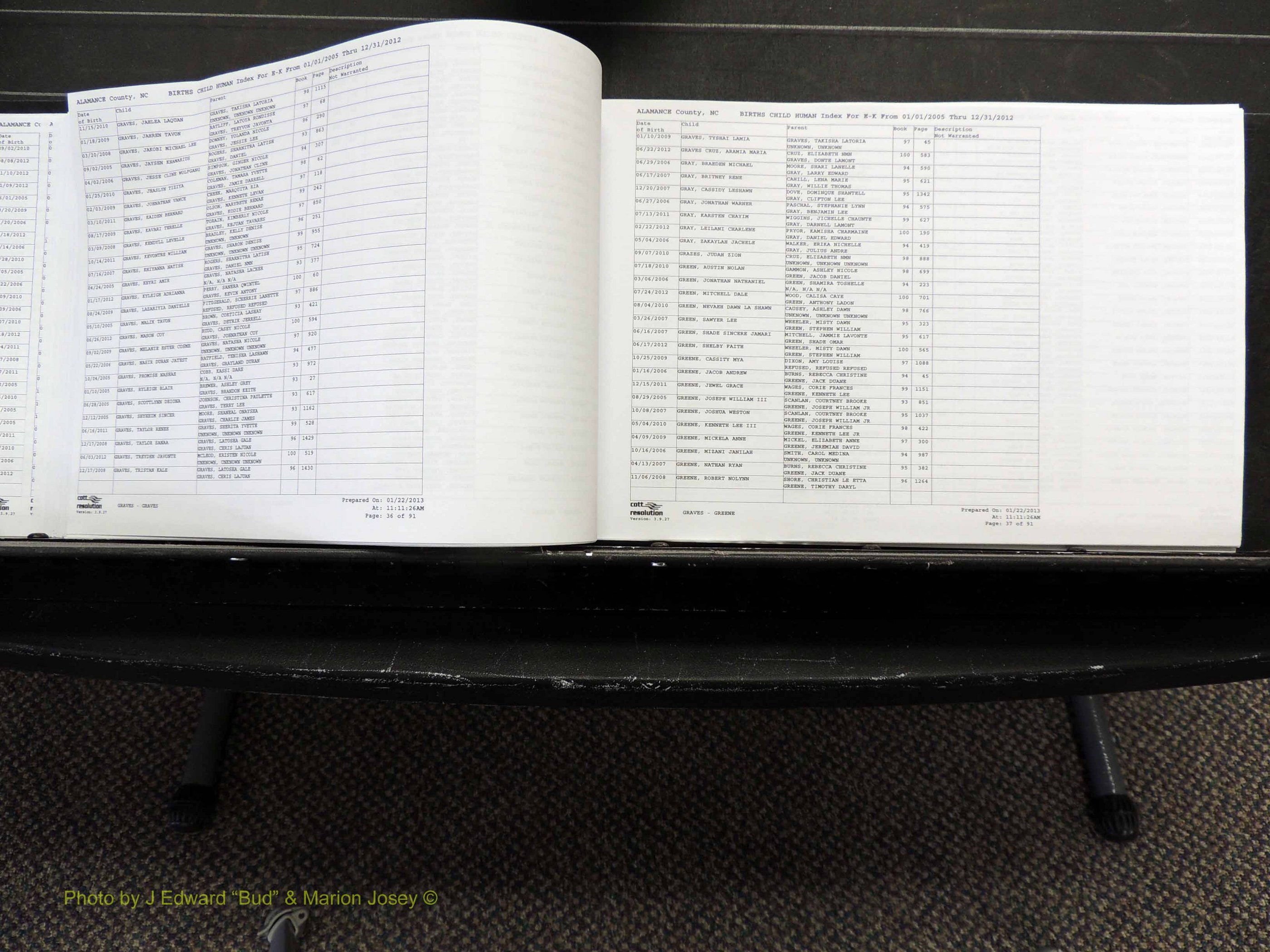 Alamance Co, NC, Births, A-Z, 2005-2012 (169).JPG