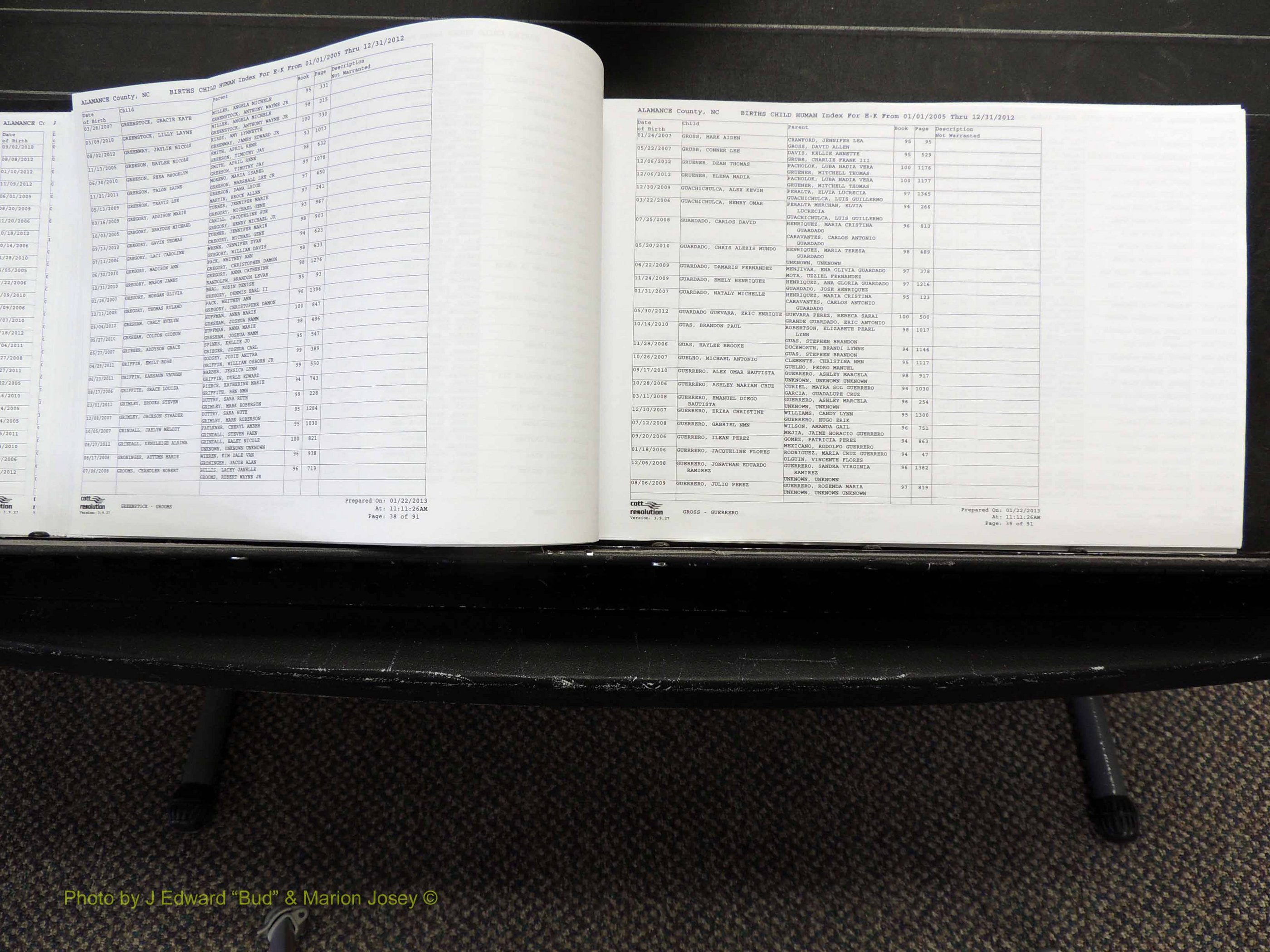 Alamance Co, NC, Births, A-Z, 2005-2012 (170).JPG