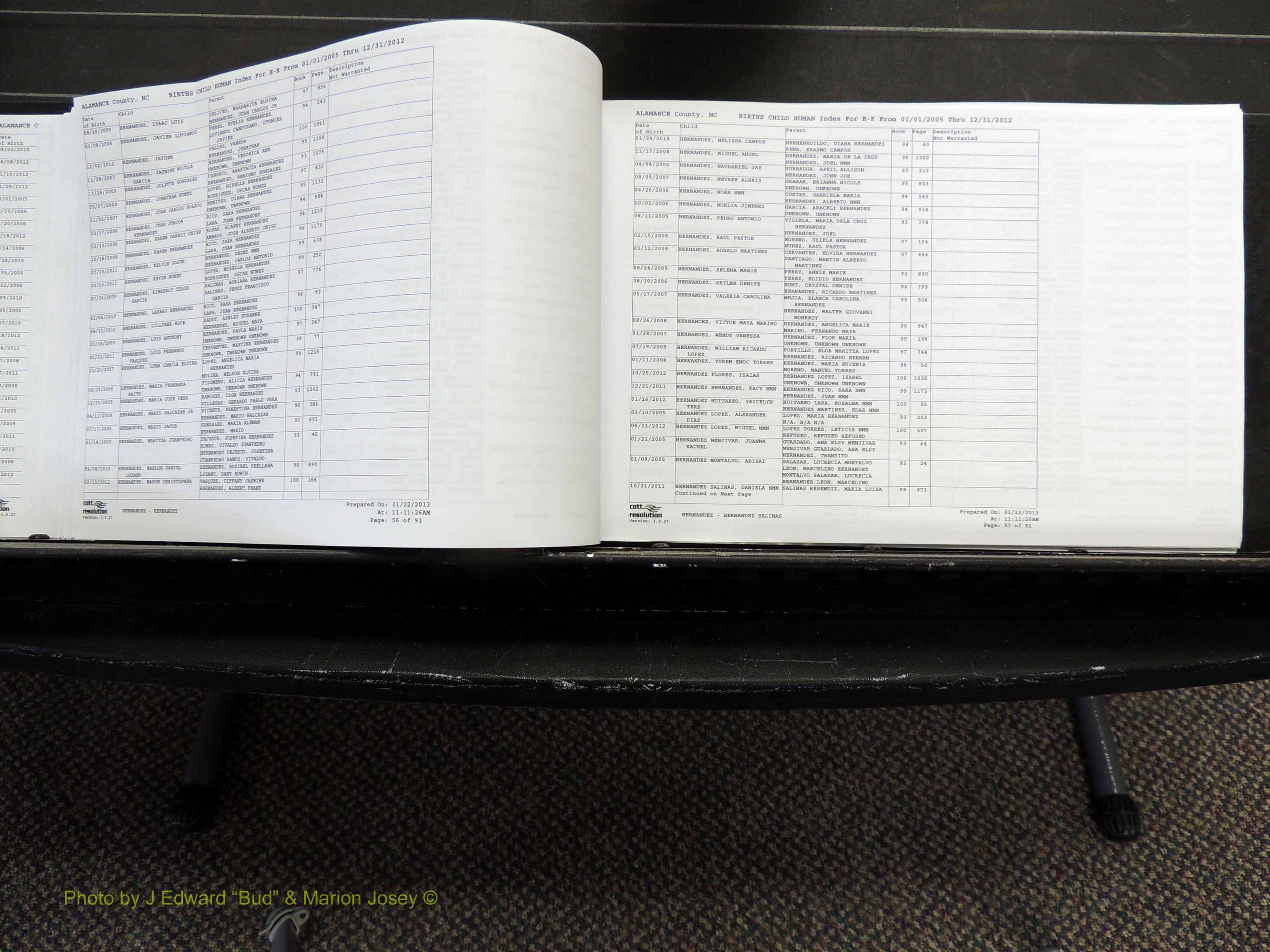 Alamance Co, NC, Births, A-Z, 2005-2012 (179).JPG