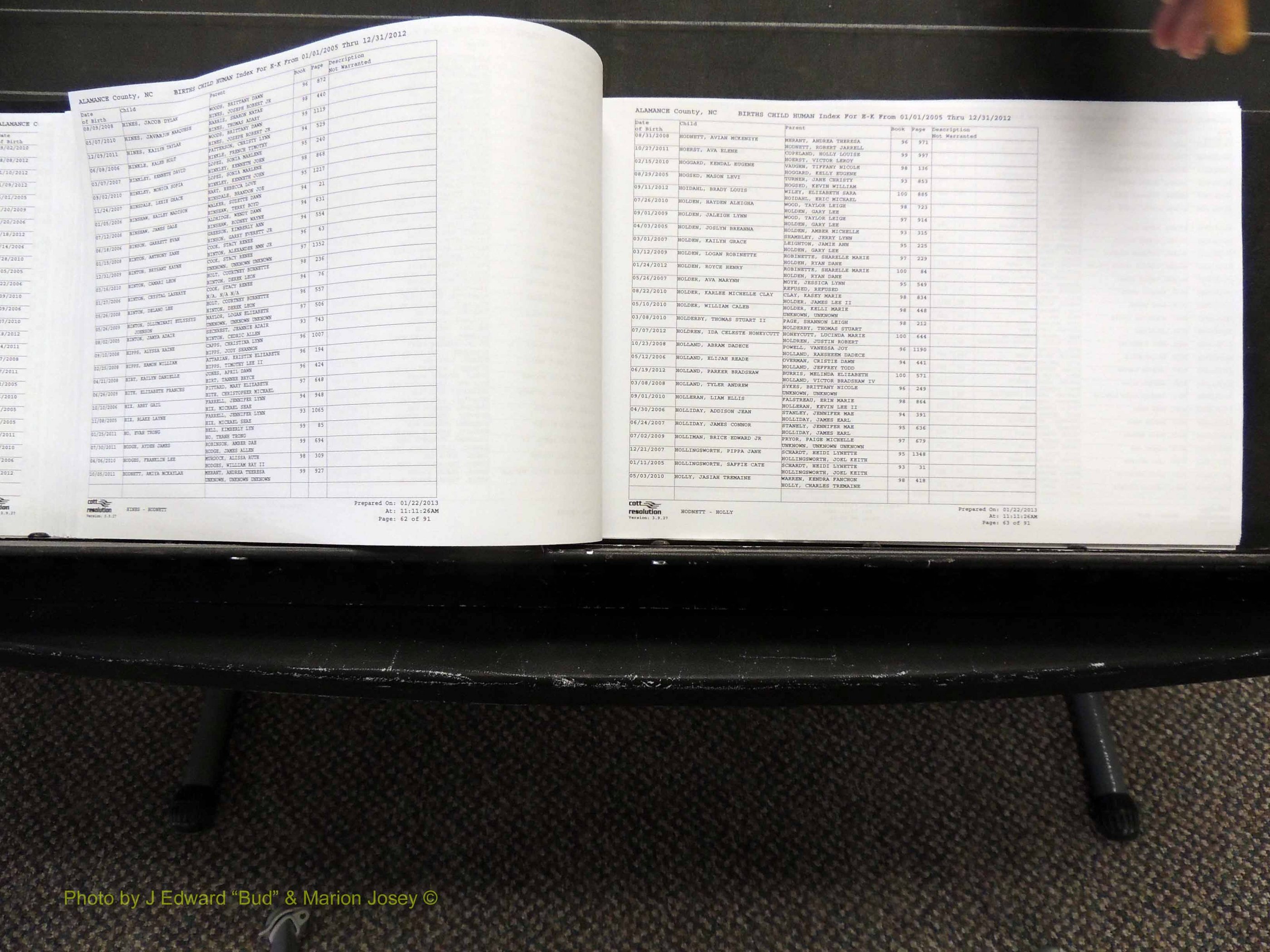 Alamance Co, NC, Births, A-Z, 2005-2012 (182).JPG