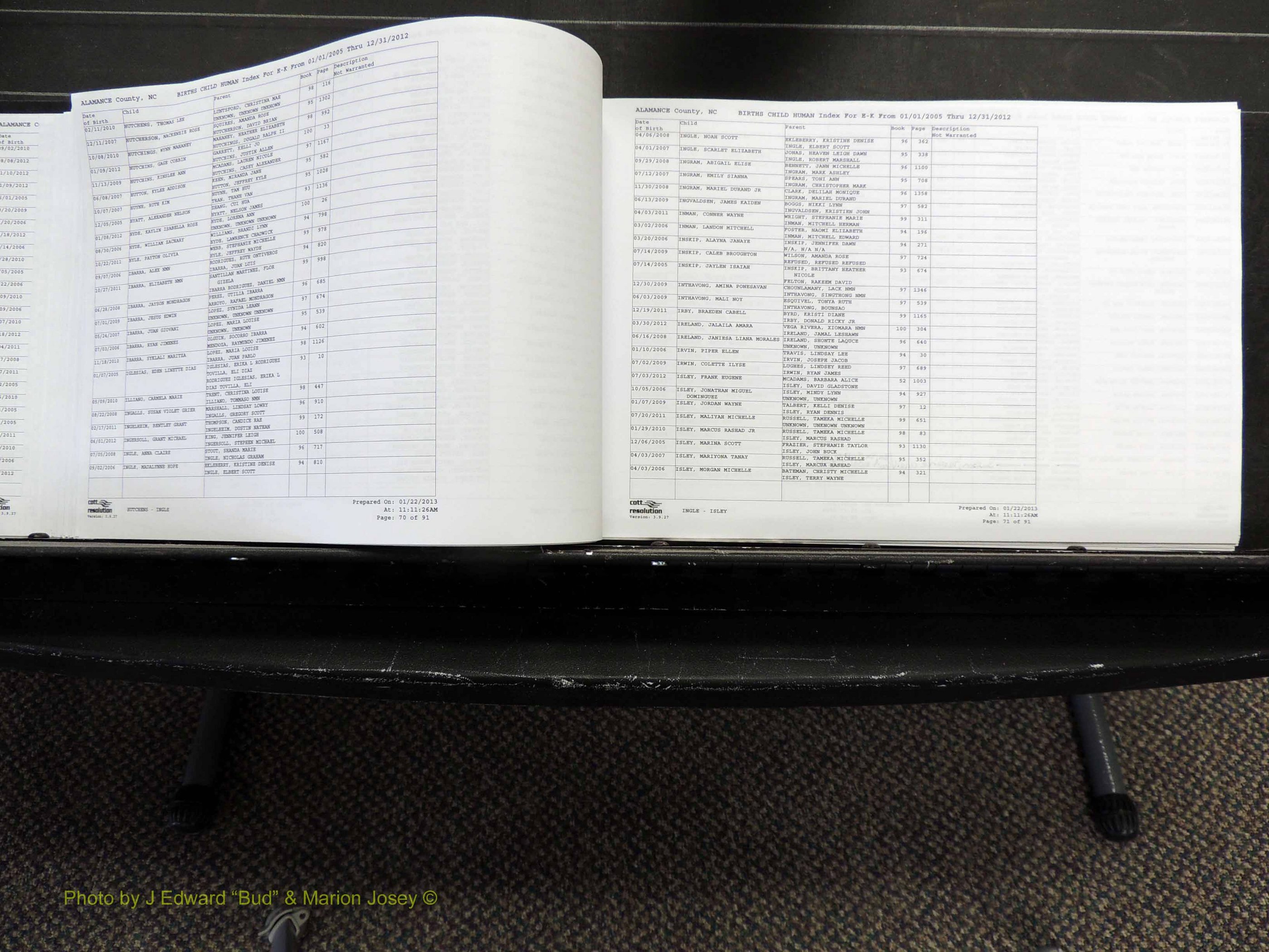 Alamance Co, NC, Births, A-Z, 2005-2012 (186).JPG