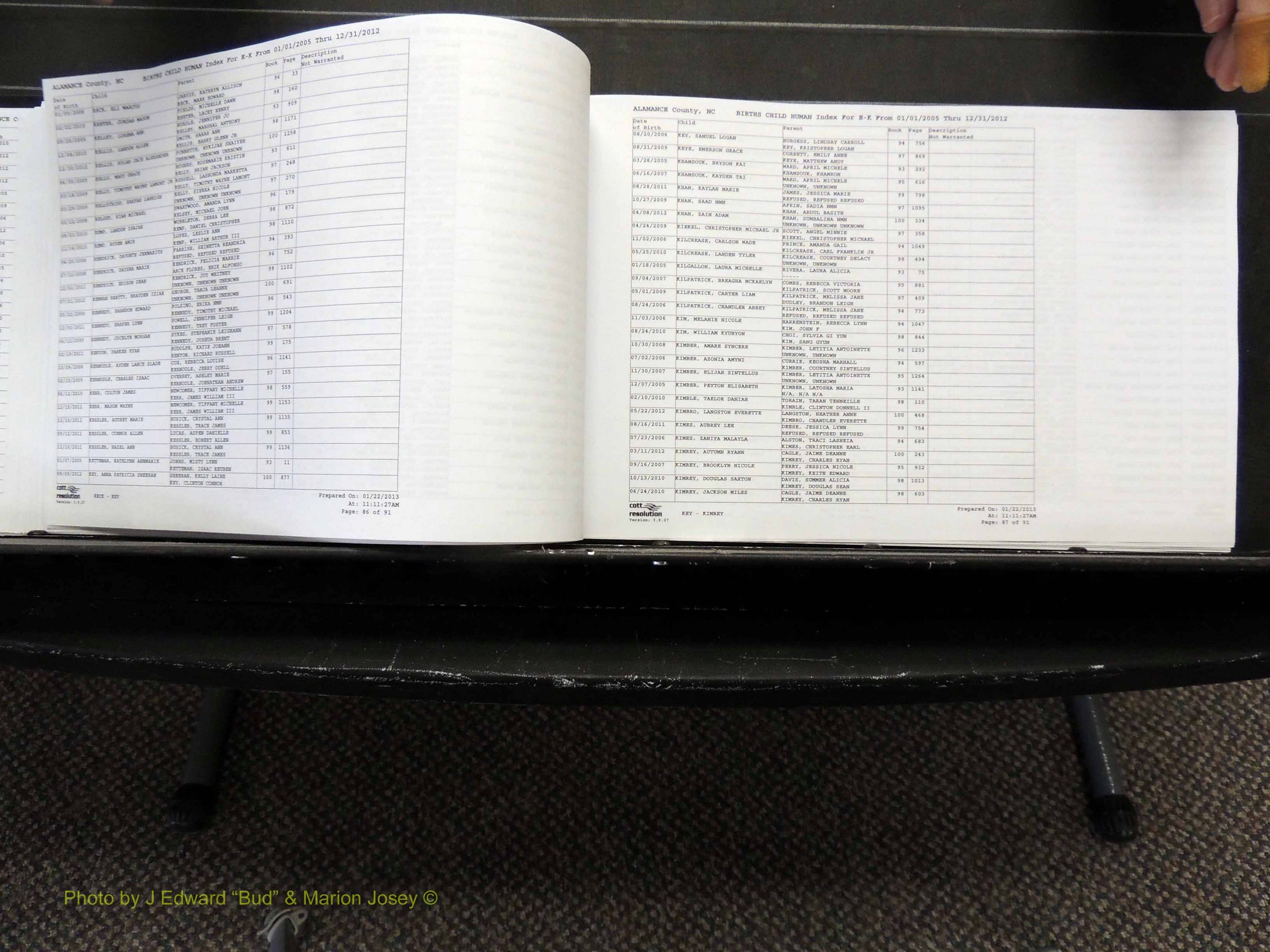 Alamance Co, NC, Births, A-Z, 2005-2012 (194).JPG
