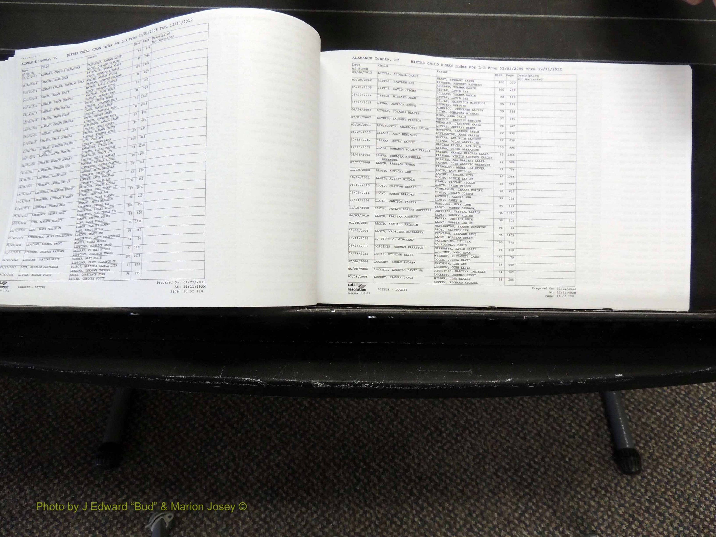 Alamance Co, NC, Births, A-Z, 2005-2012 (202).JPG