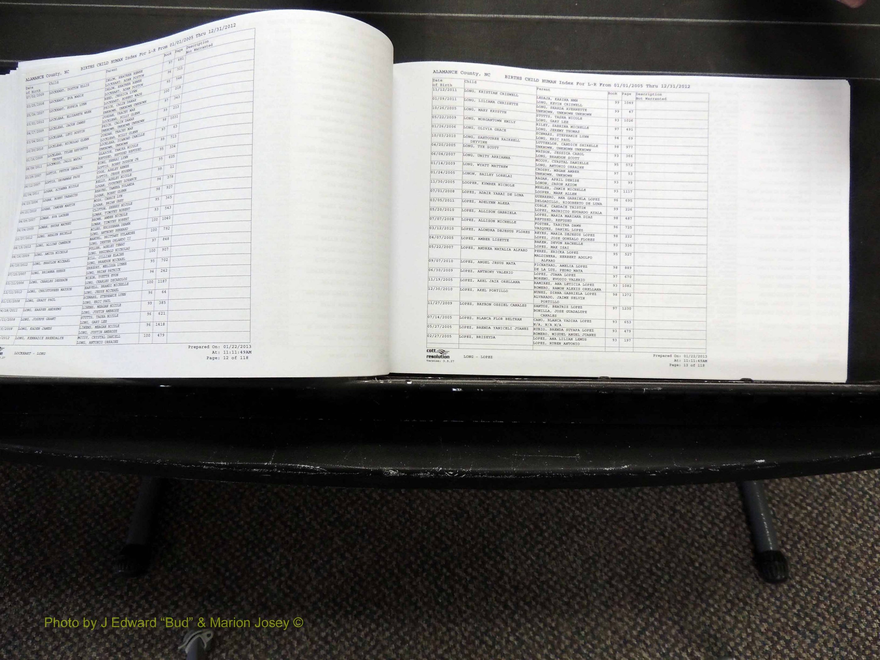 Alamance Co, NC, Births, A-Z, 2005-2012 (203).JPG
