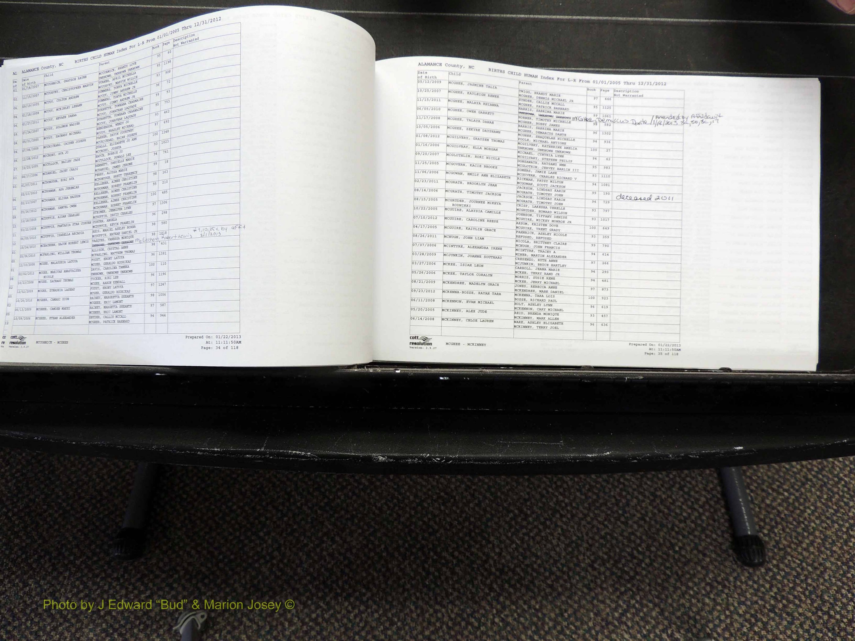 Alamance Co, NC, Births, A-Z, 2005-2012 (214).JPG