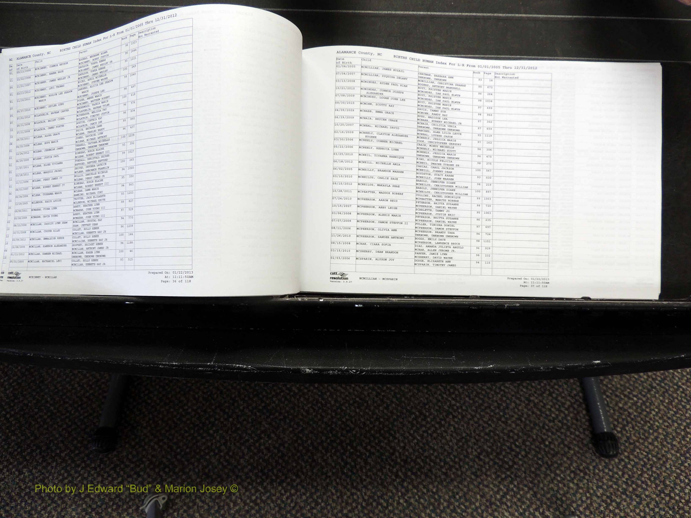 Alamance Co, NC, Births, A-Z, 2005-2012 (215).JPG