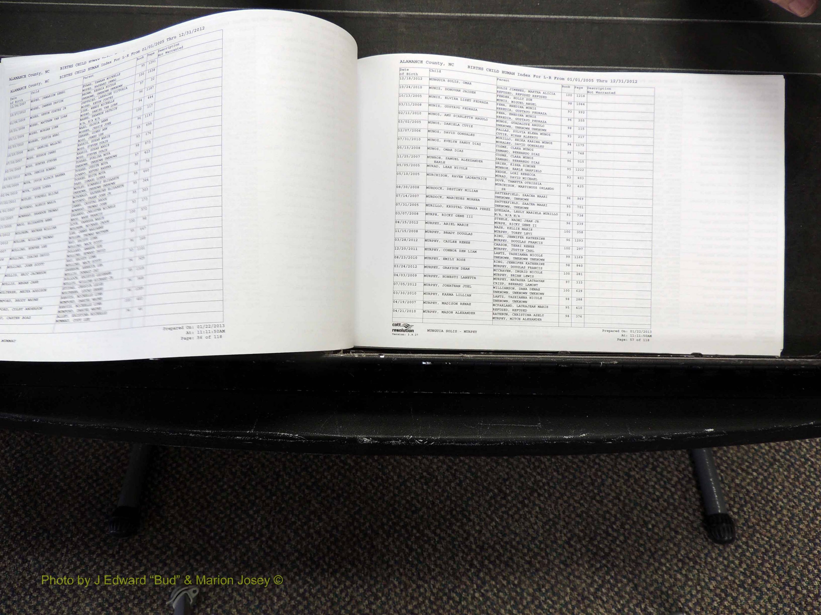 Alamance Co, NC, Births, A-Z, 2005-2012 (225).JPG