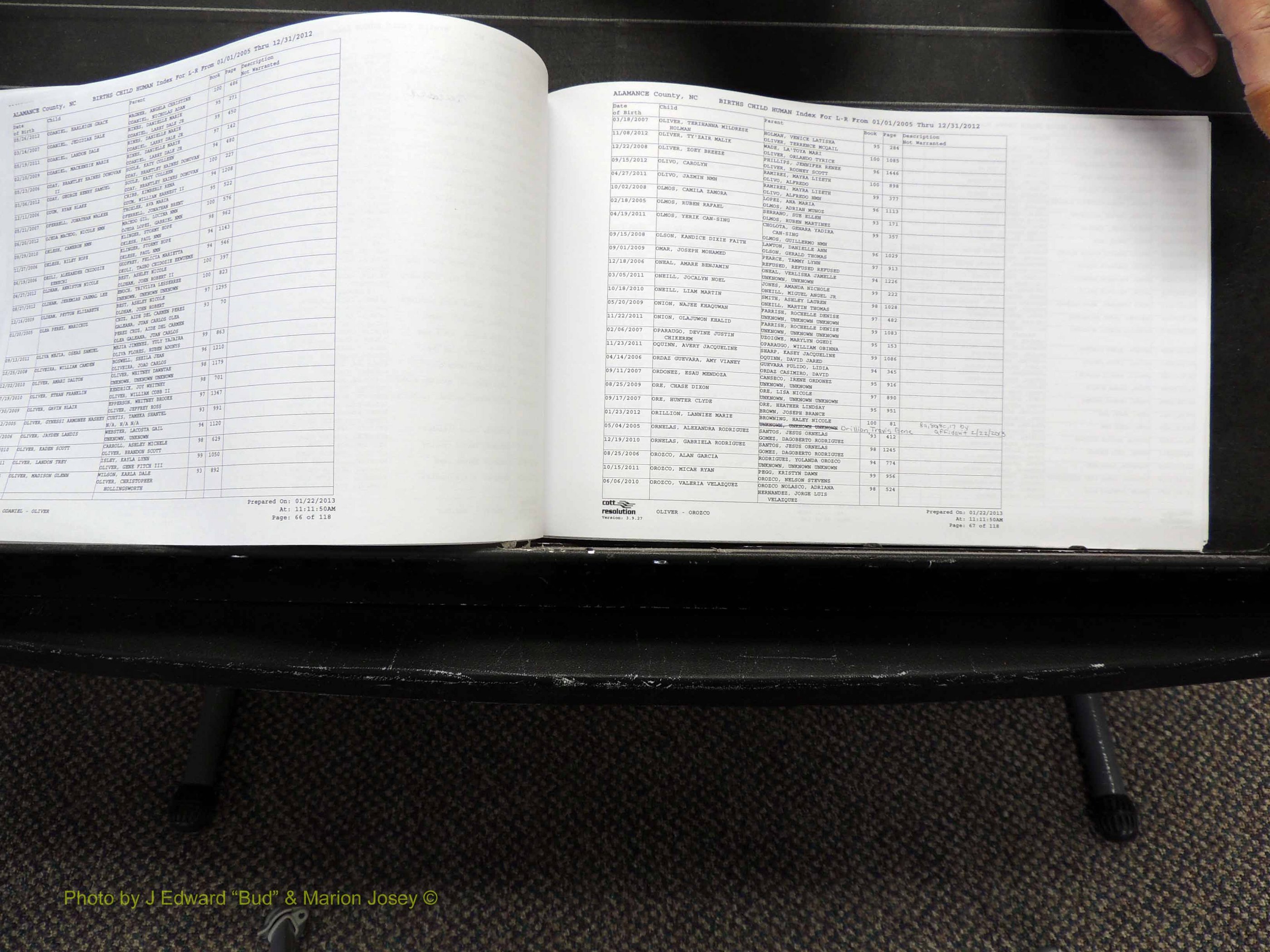 Alamance Co, NC, Births, A-Z, 2005-2012 (230).JPG