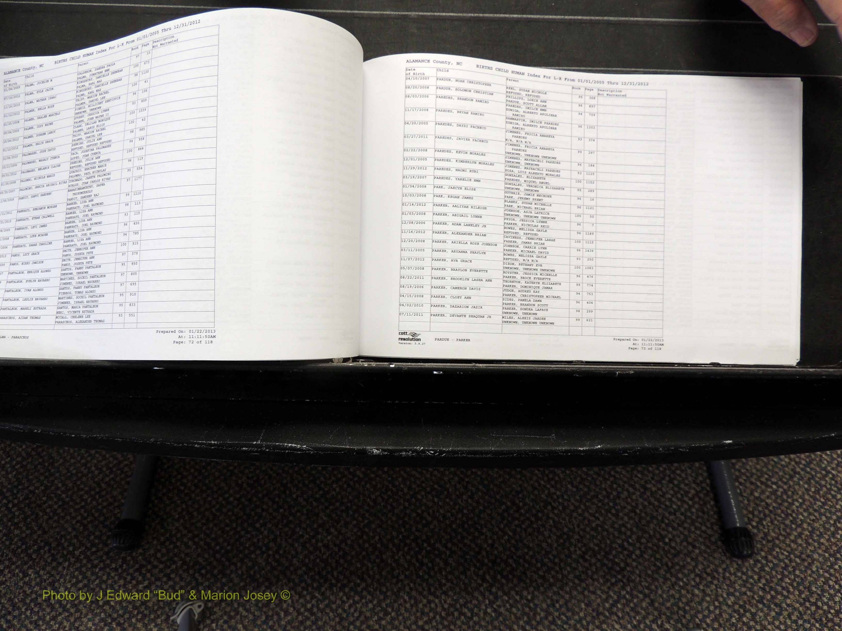 Alamance Co, NC, Births, A-Z, 2005-2012 (233).JPG