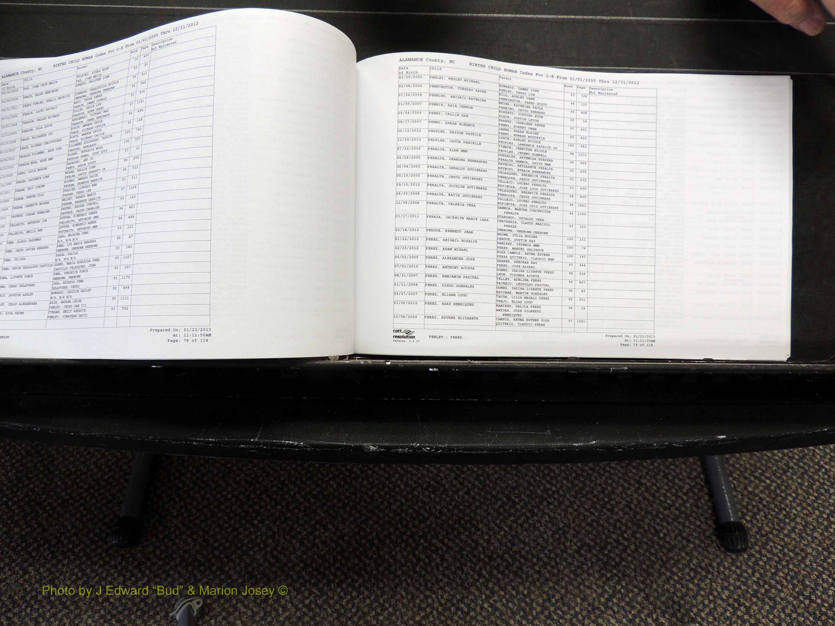 Alamance Co, NC, Births, A-Z, 2005-2012 (236).JPG