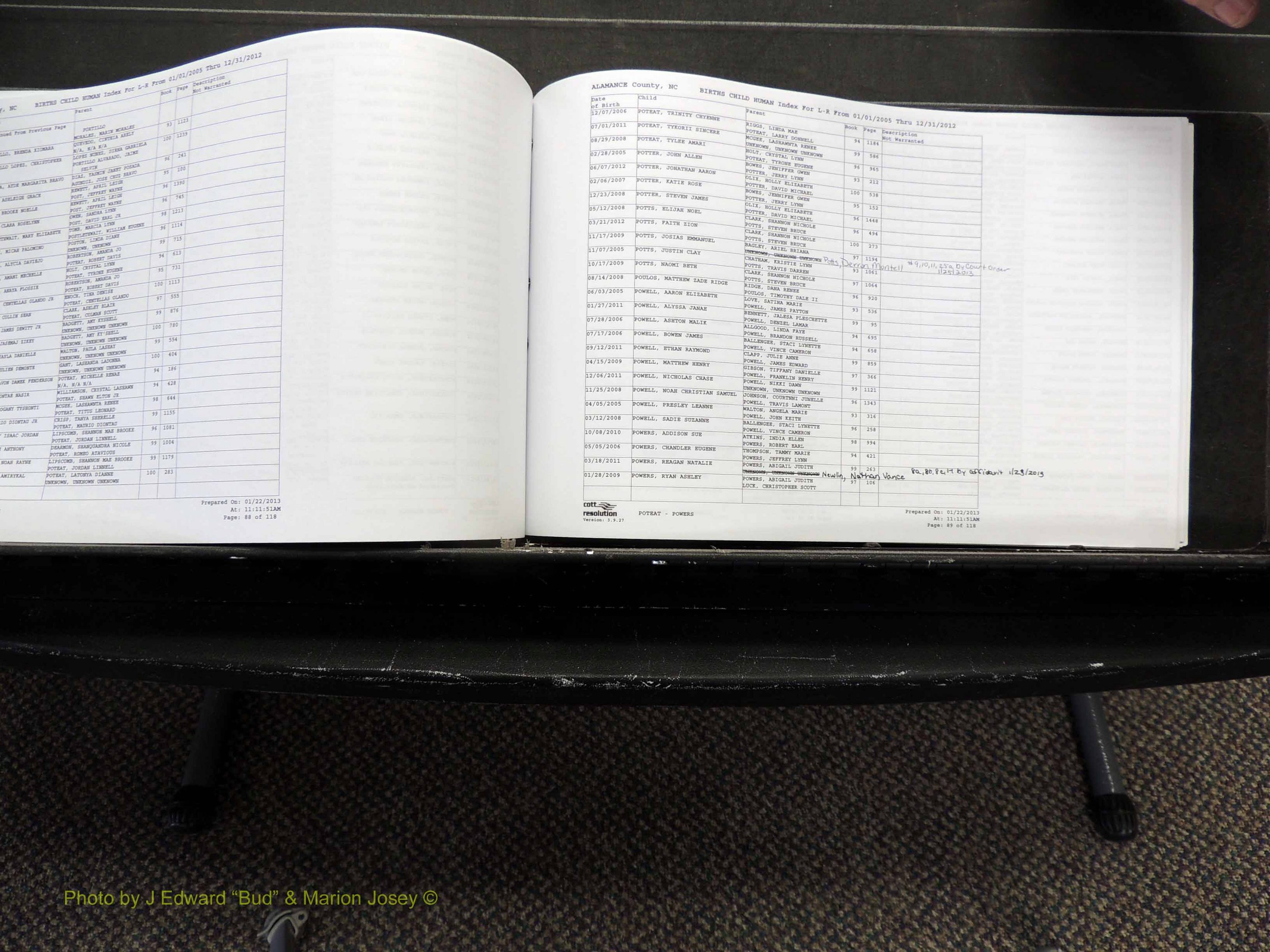 Alamance Co, NC, Births, A-Z, 2005-2012 (242).JPG