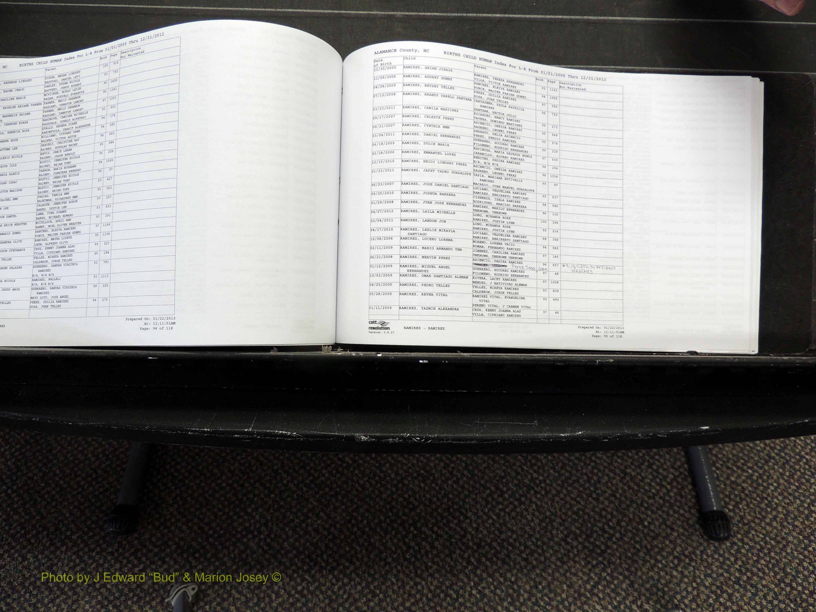 Alamance Co, NC, Births, A-Z, 2005-2012 (245).JPG