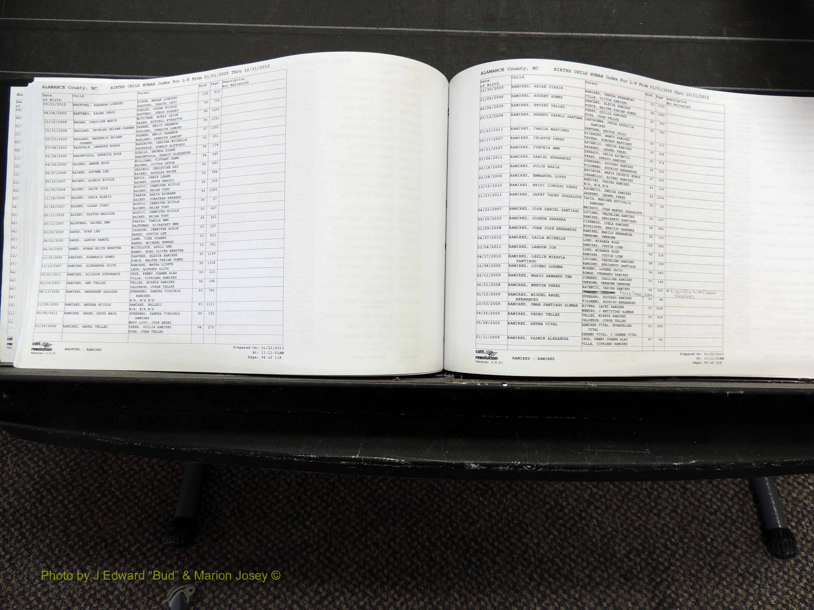 Alamance Co, NC, Births, A-Z, 2005-2012 (251).JPG