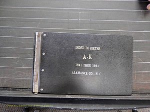 Alamance Co, NC, Births, A-K, 1941-1961 (100).JPG