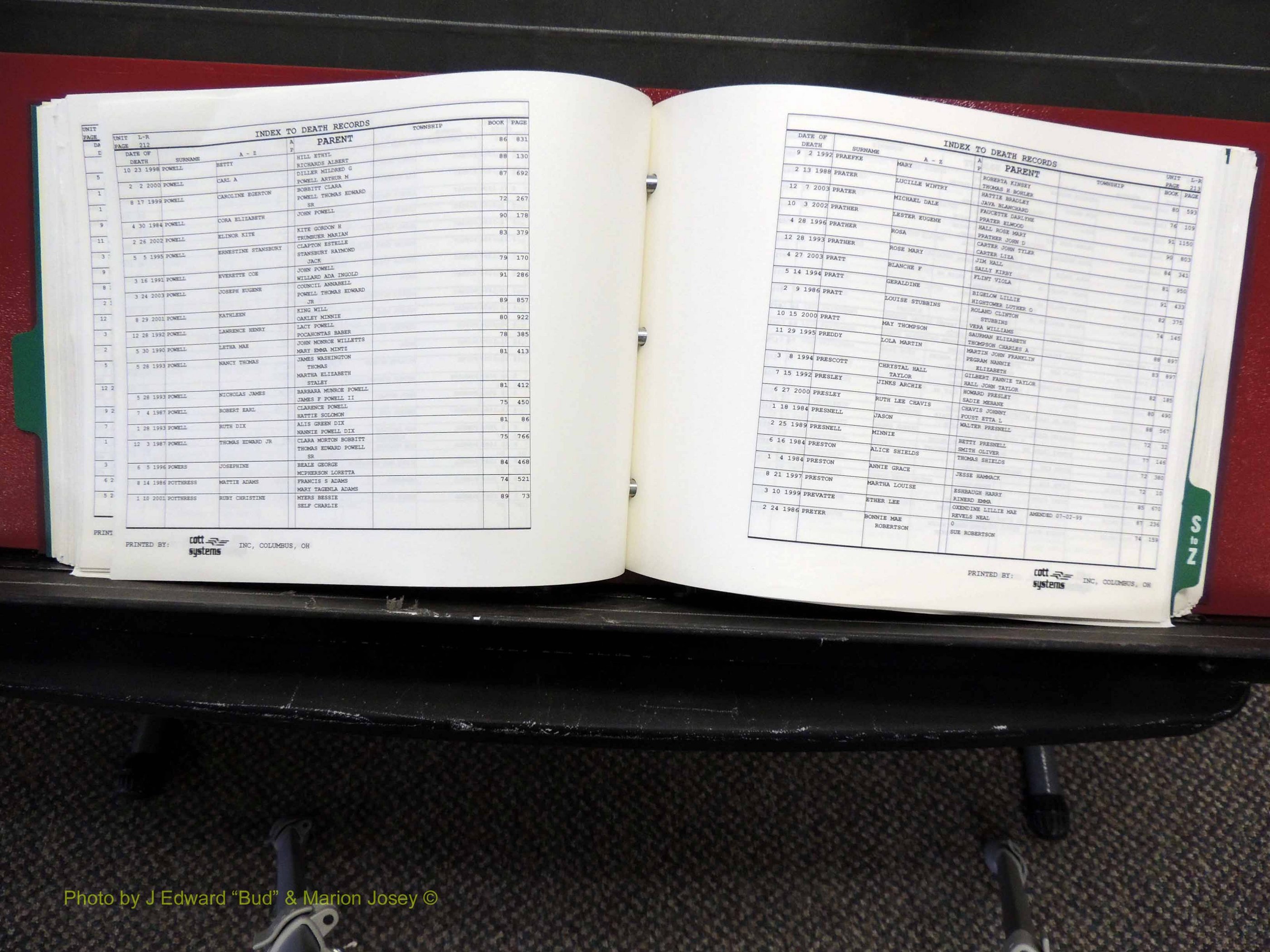 Alamance Co, NC, Deaths, L-Z, 1984-2004 (213).JPG