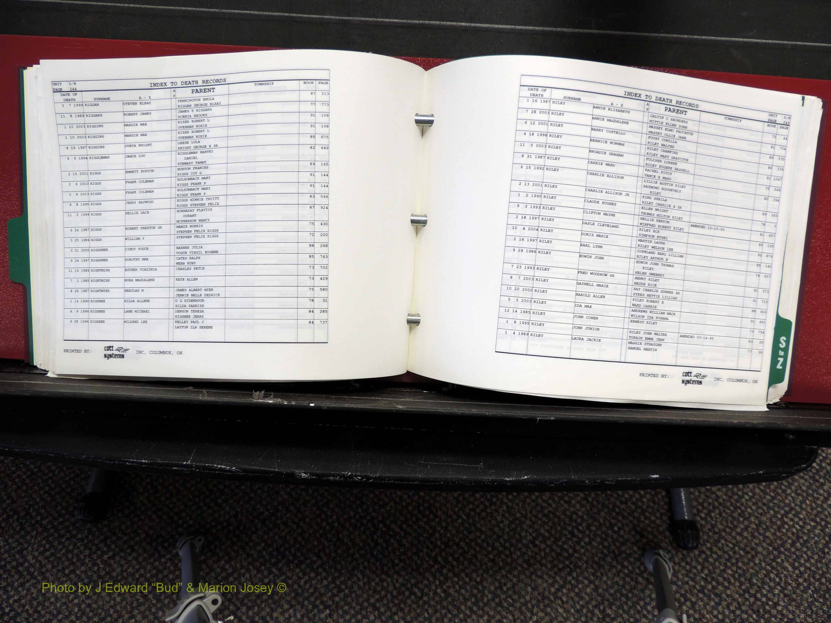 Alamance Co, NC, Deaths, L-Z, 1984-2004 (229).JPG