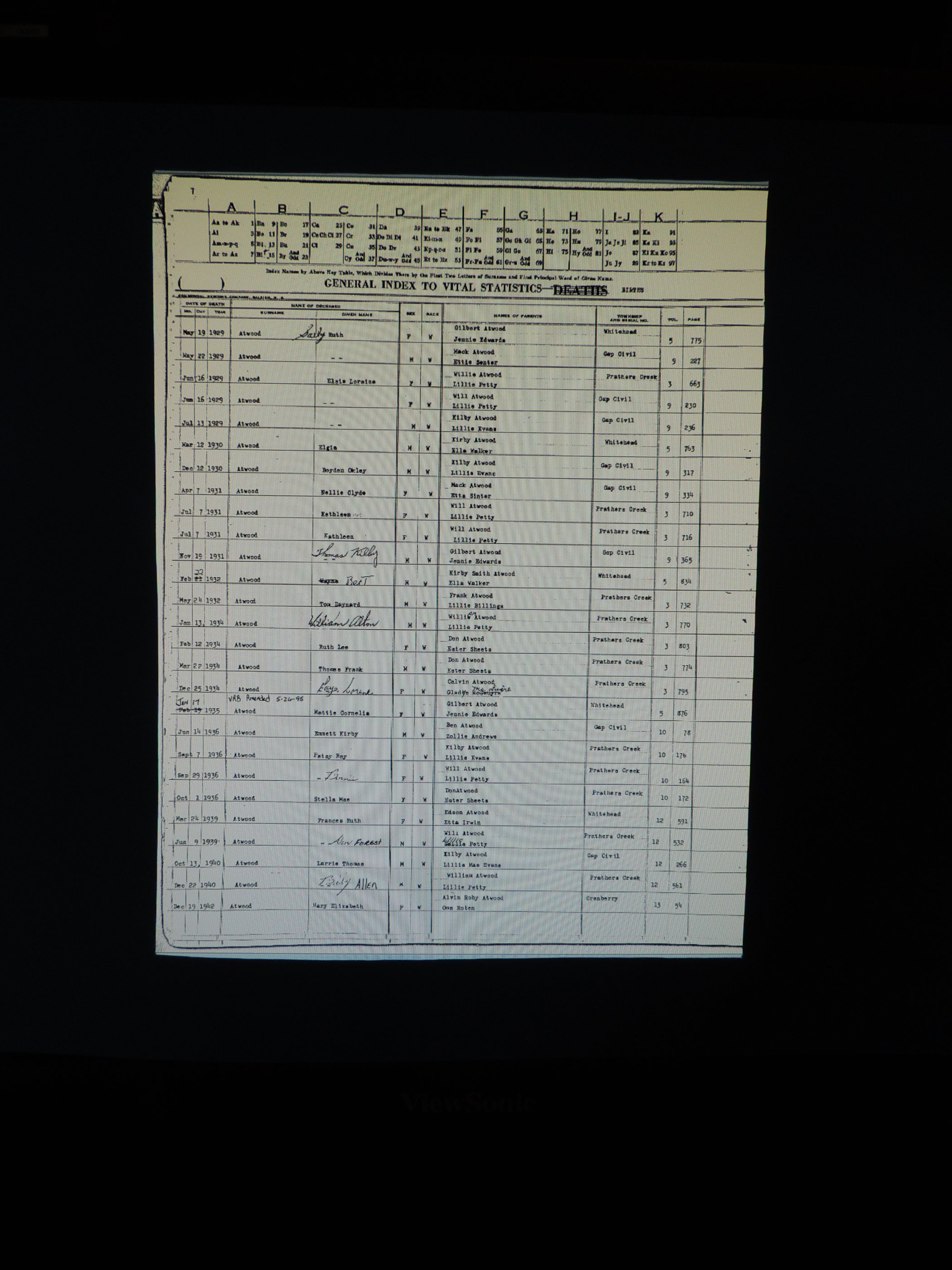 Alleghany Co, NC, Births 030.JPG