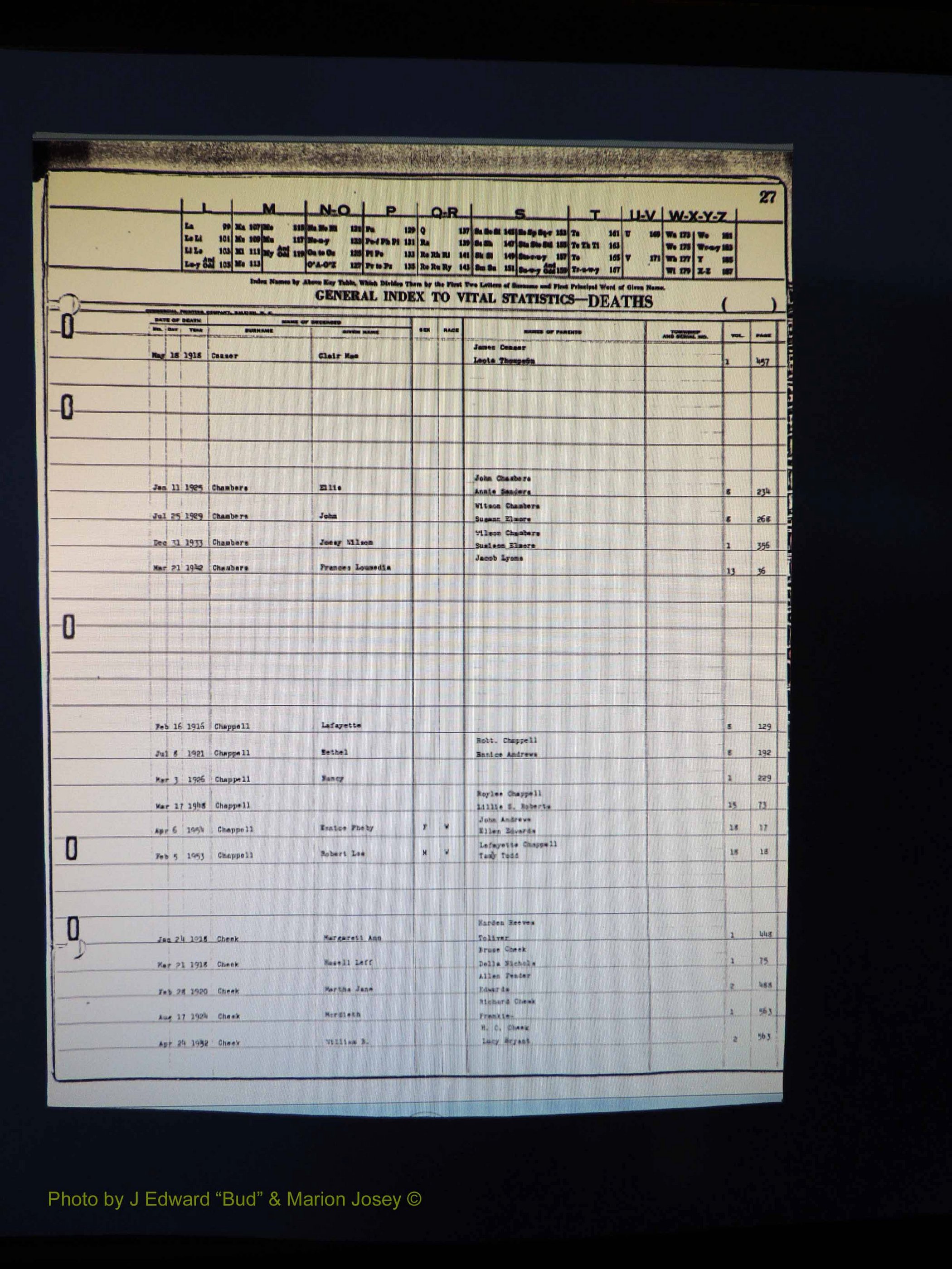 Alleghany Co, NC, Deaths Vol 1 040.JPG