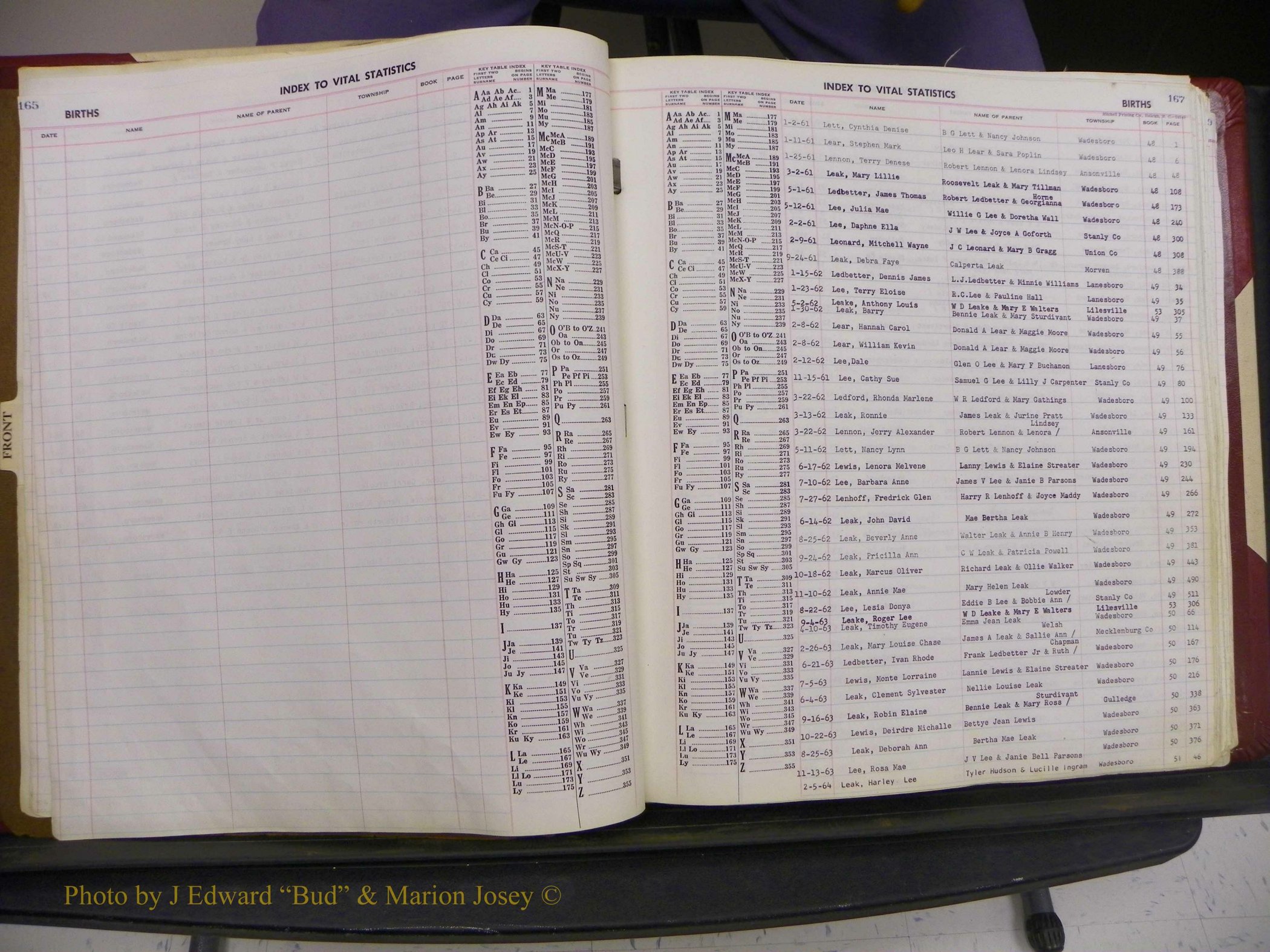 Anson Co, NC, Births, L-Z, 1961-1990 (003).JPG