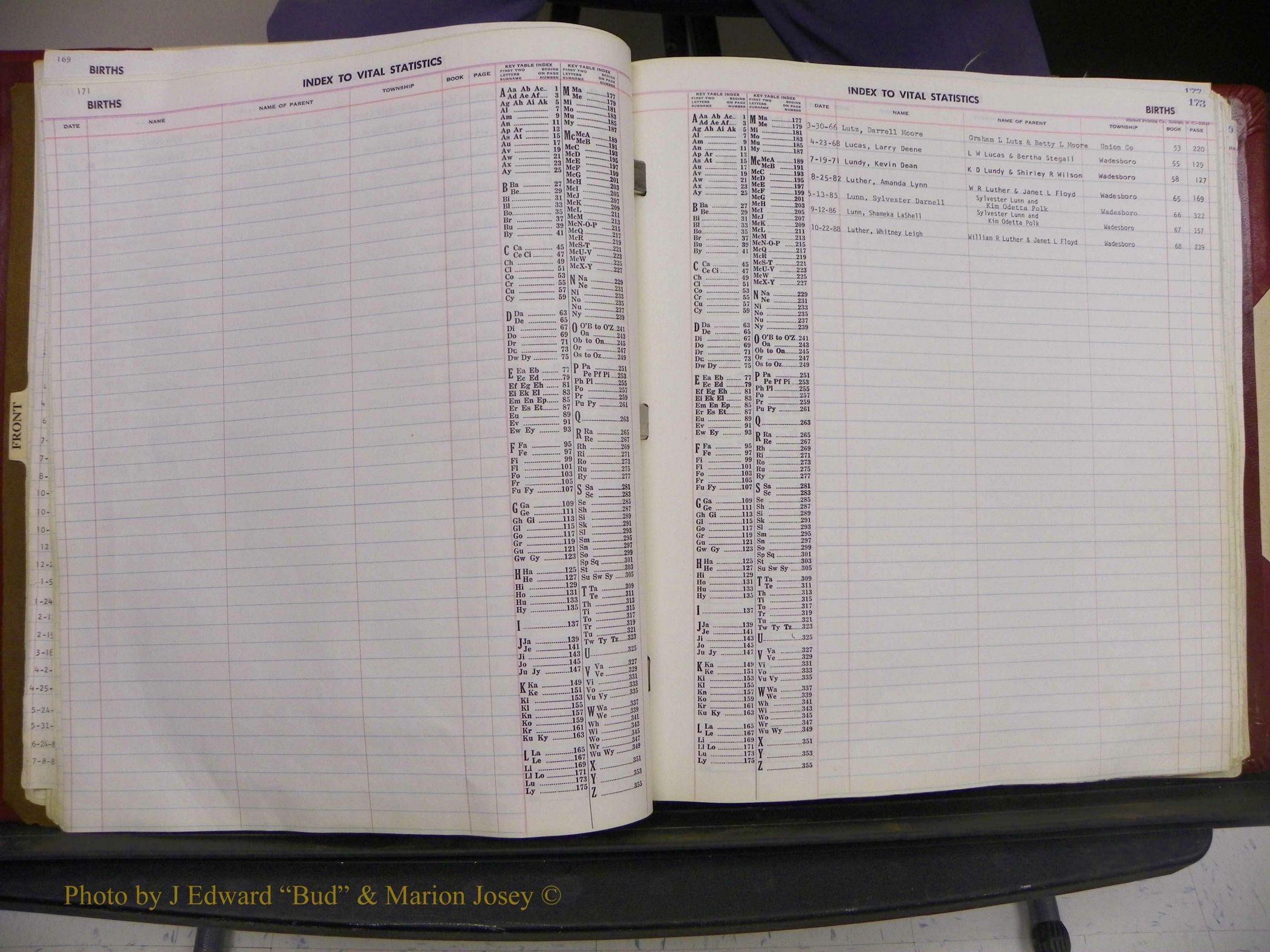 Anson Co, NC, Births, L-Z, 1961-1990 (016).JPG