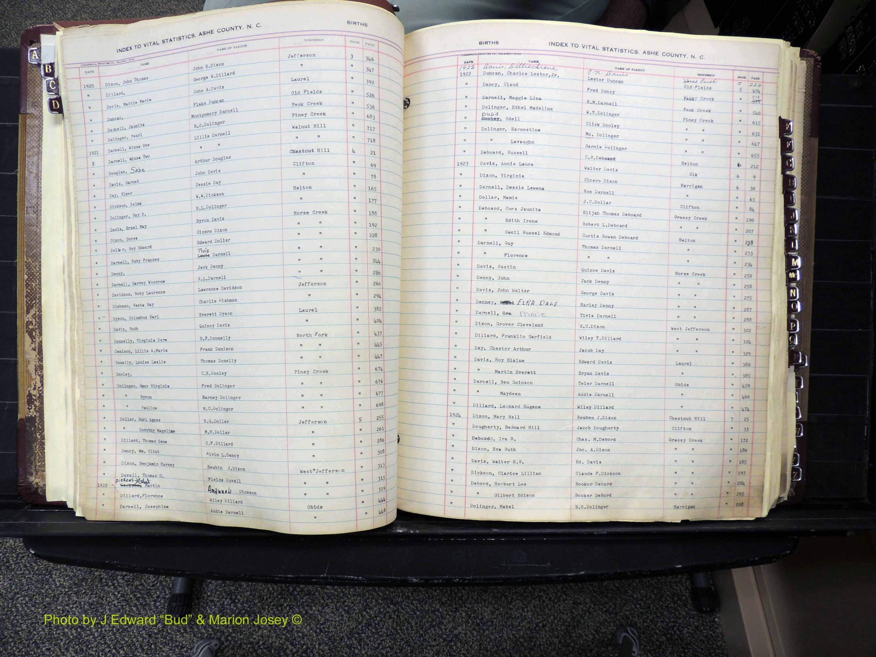 Ashe Co, NC, Births, 1913-1946 (157).JPG