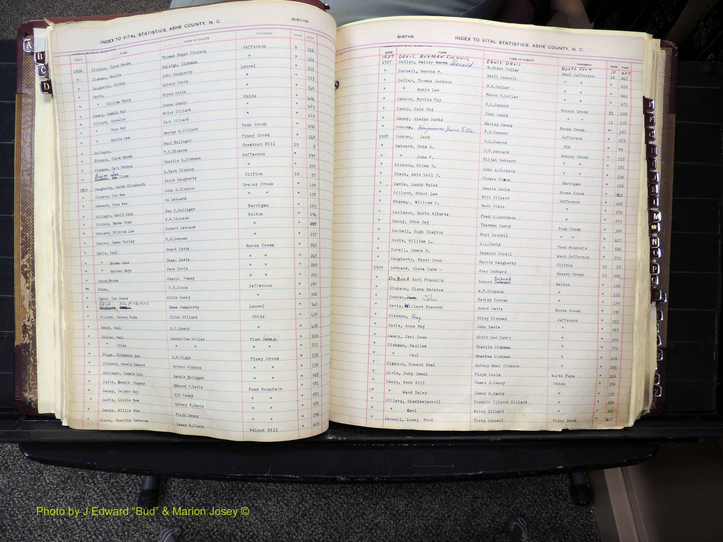 Ashe Co, NC, Births, 1913-1946 (159).JPG