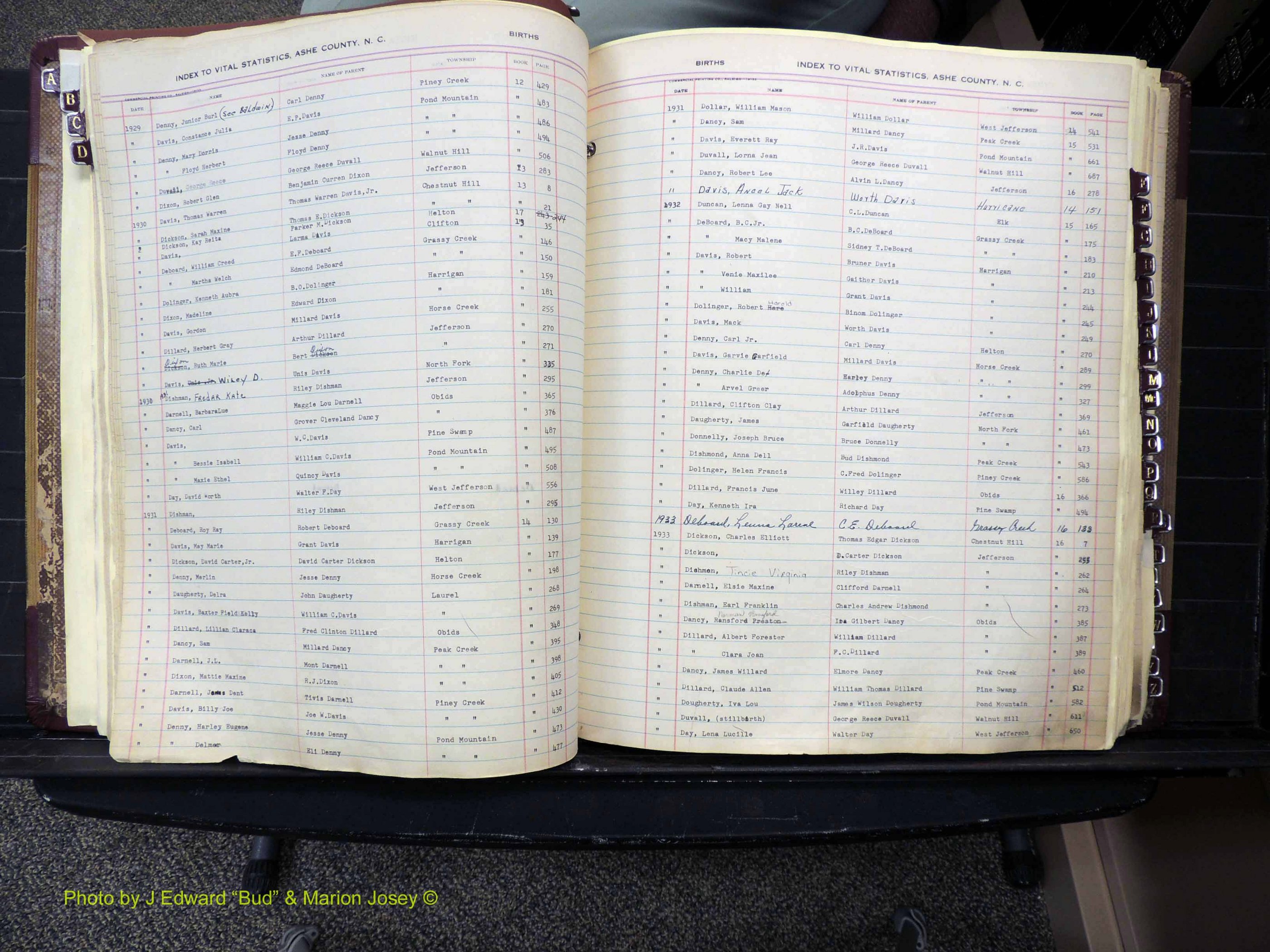 Ashe Co, NC, Births, 1913-1946 (160).JPG