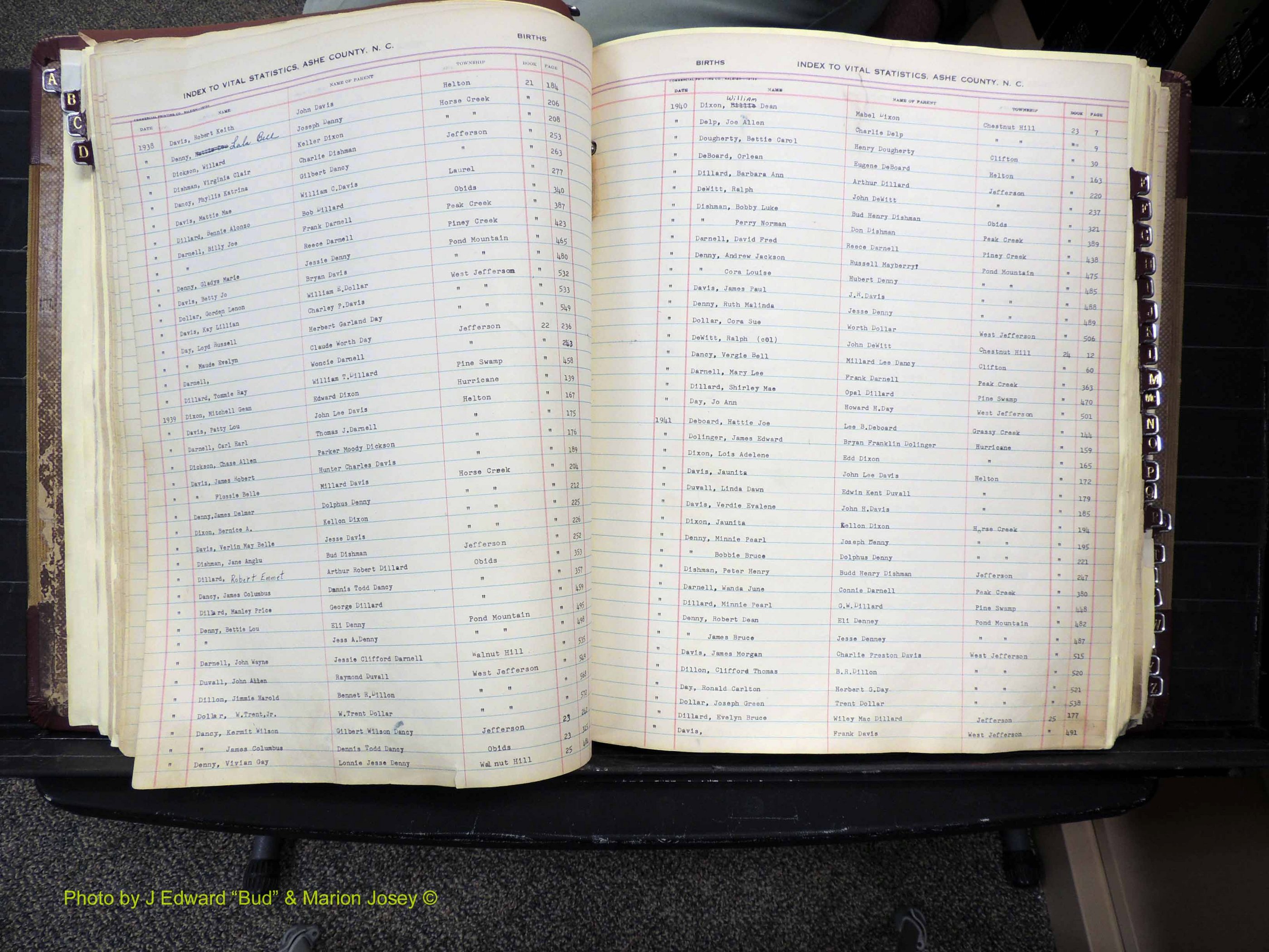 Ashe Co, NC, Births, 1913-1946 (162).JPG