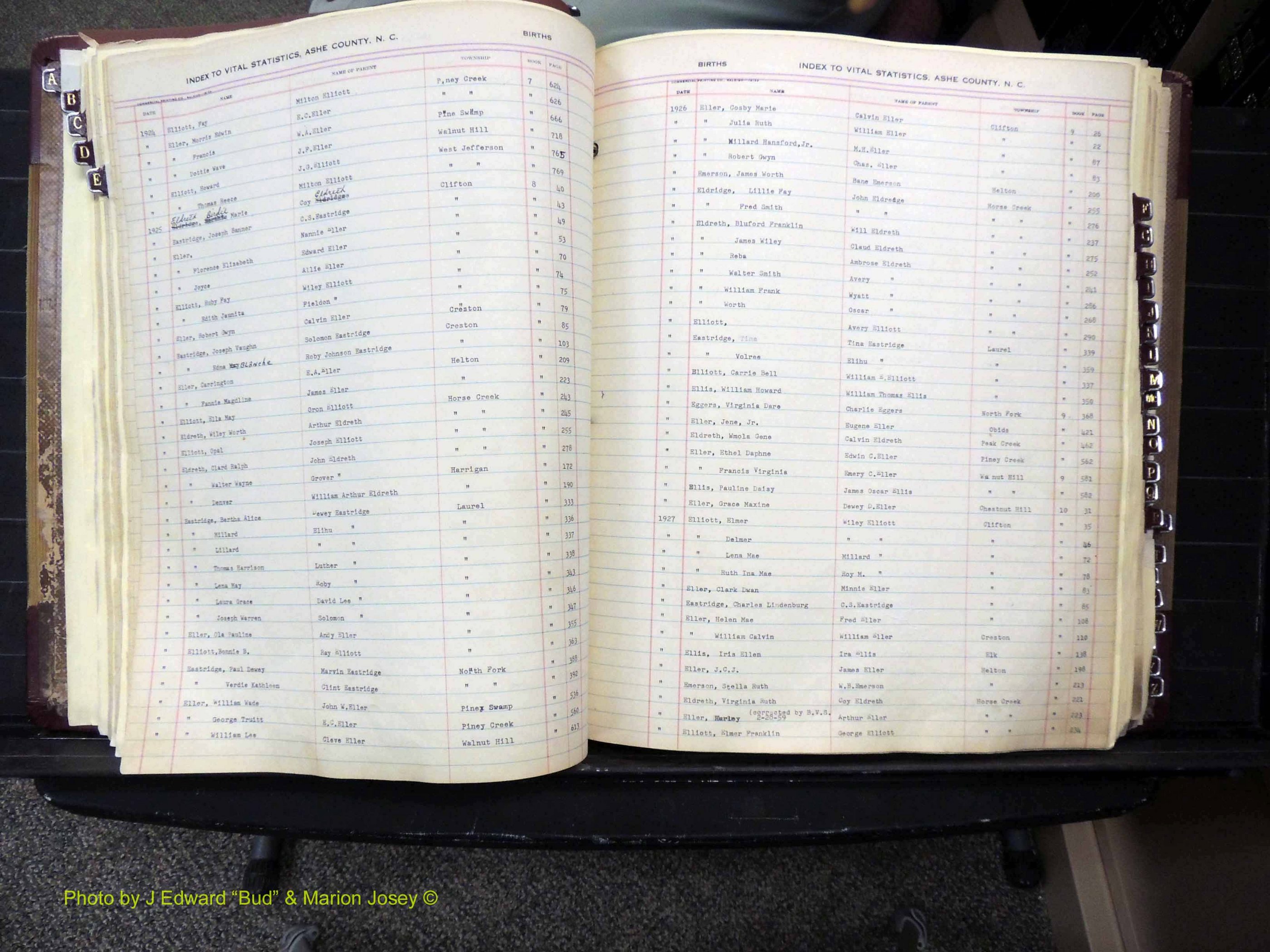 Ashe Co, NC, Births, 1913-1946 (169).JPG