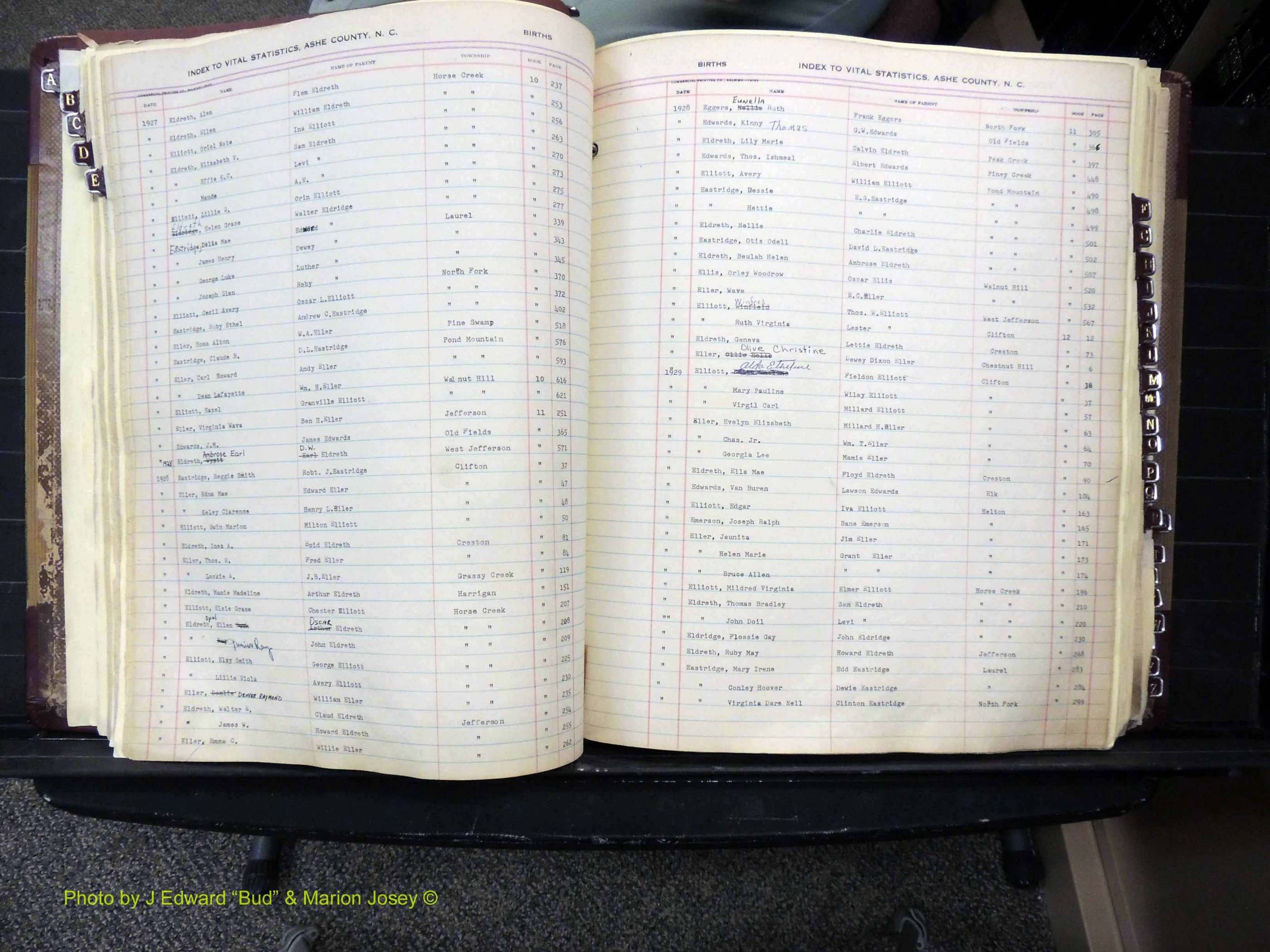 Ashe Co, NC, Births, 1913-1946 (170).JPG