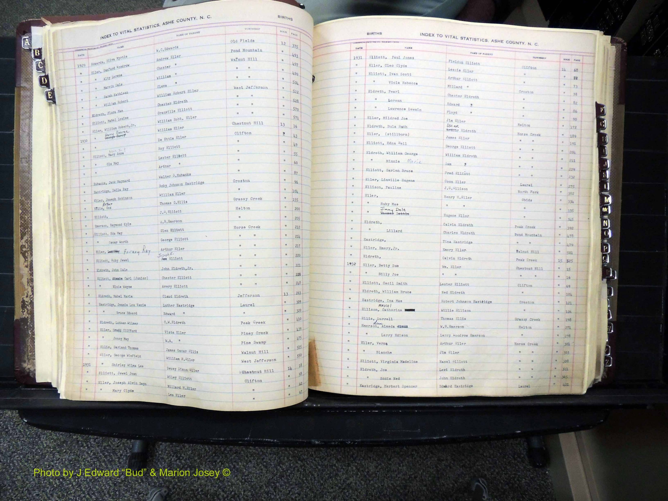 Ashe Co, NC, Births, 1913-1946 (171).JPG