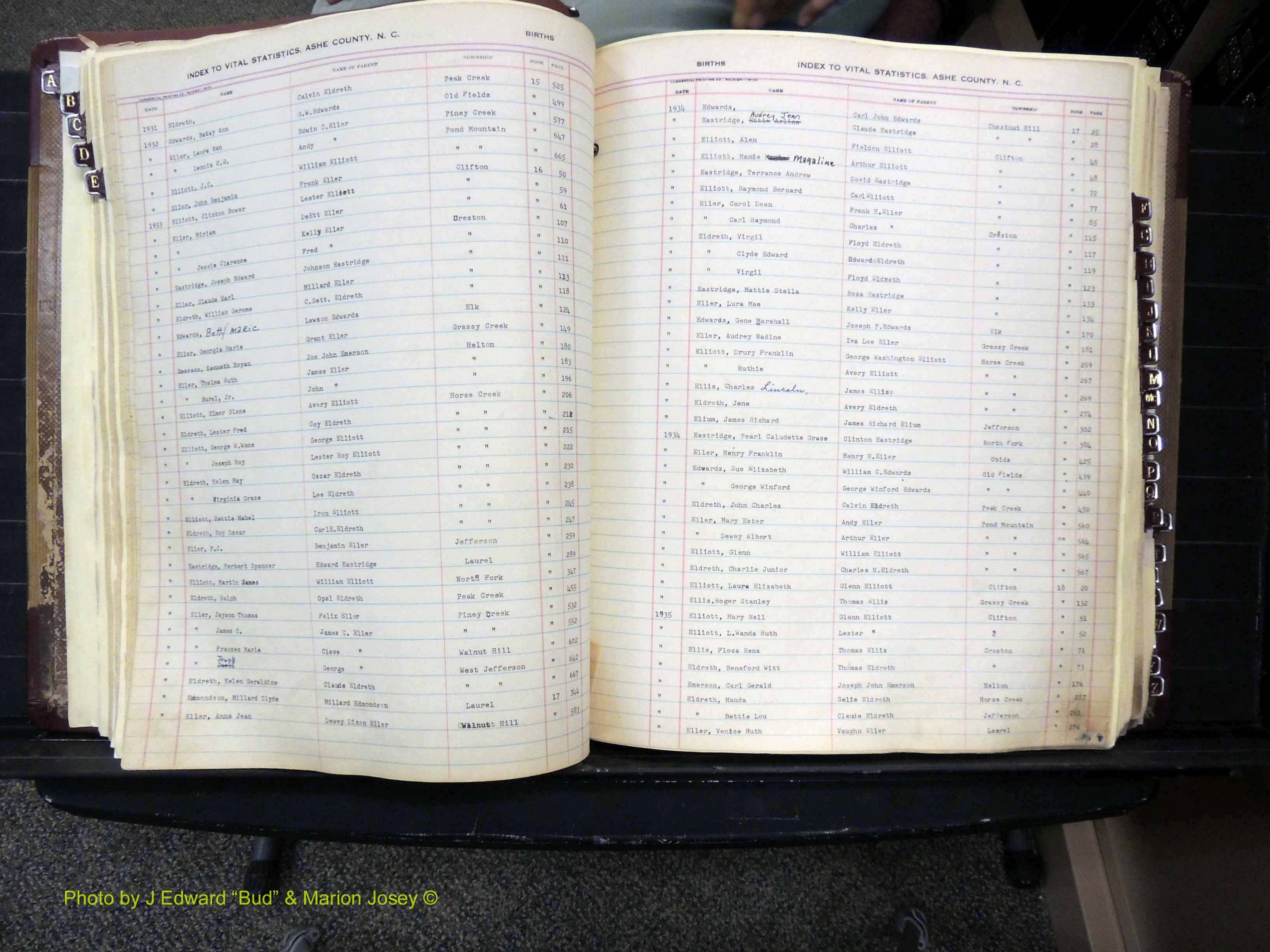 Ashe Co, NC, Births, 1913-1946 (172).JPG