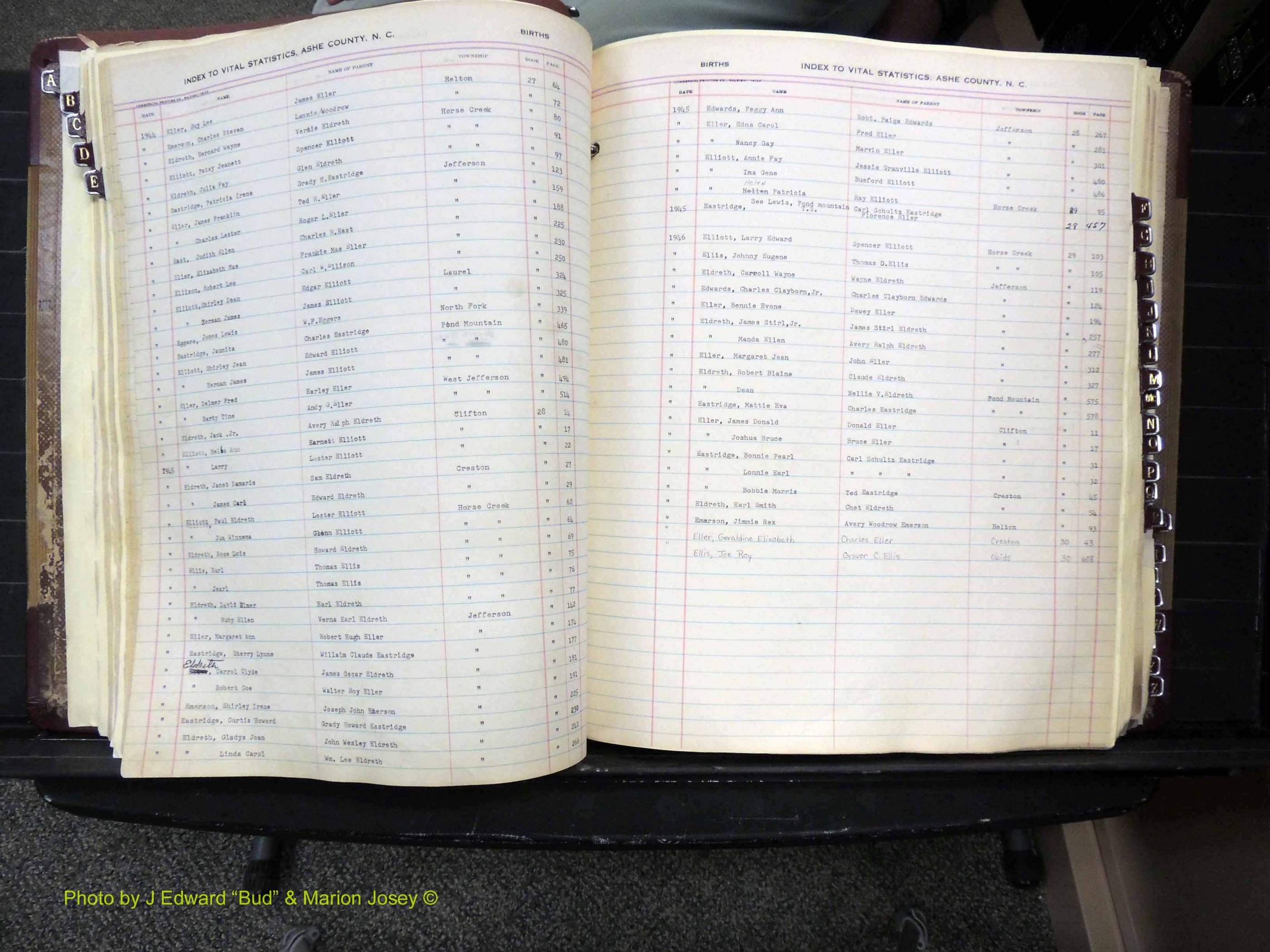 Ashe Co, NC, Births, 1913-1946 (175).JPG