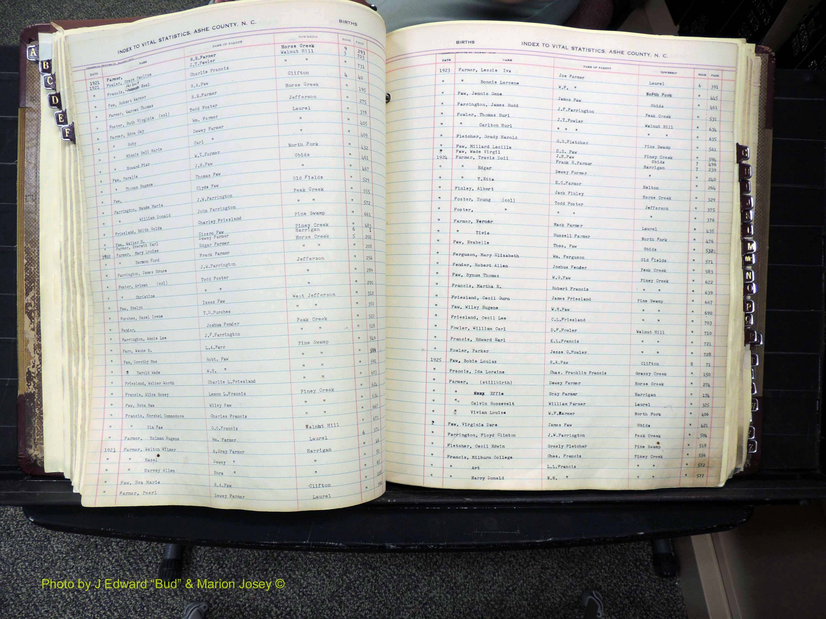 Ashe Co, NC, Births, 1913-1946 (178).JPG