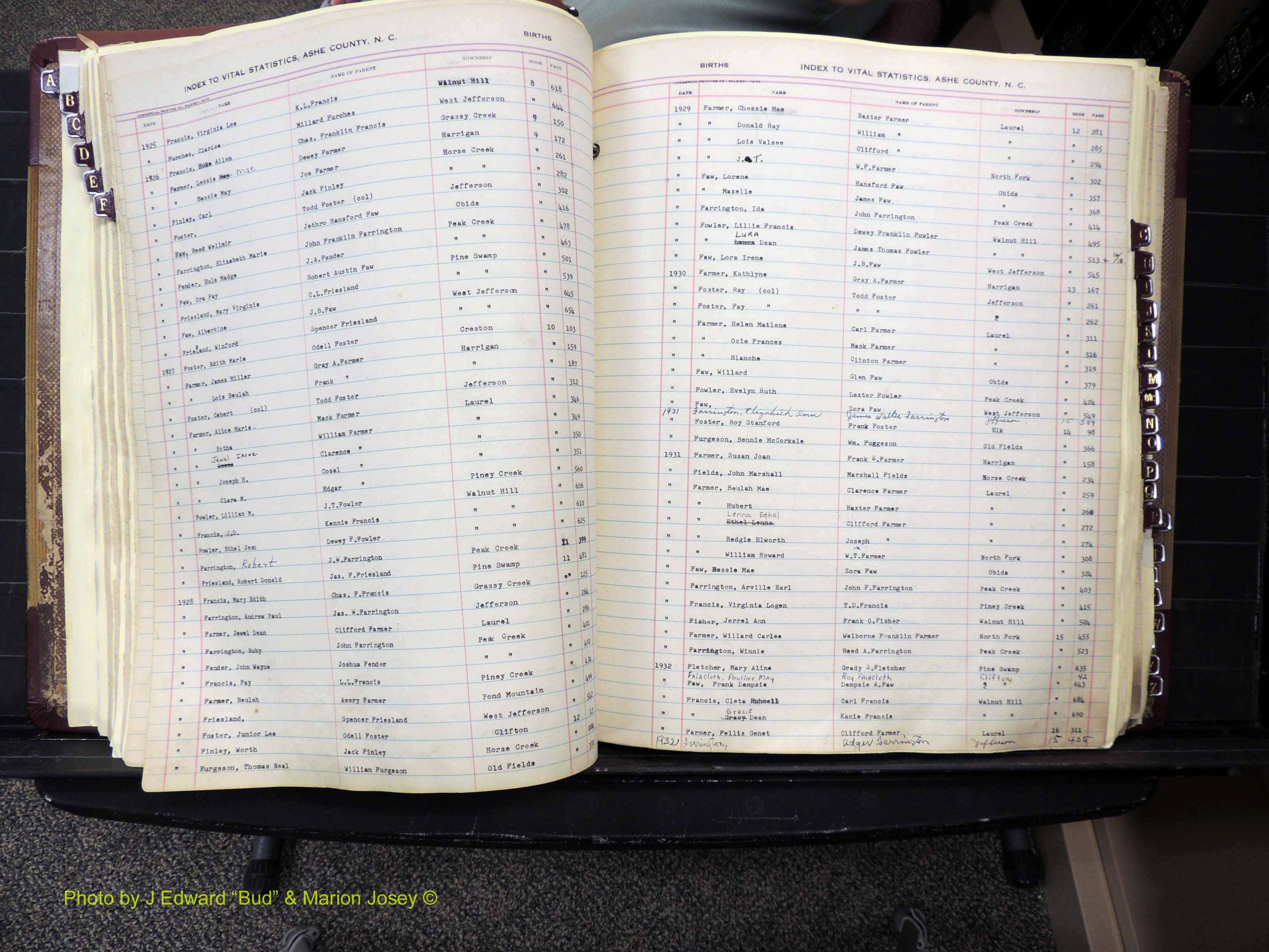 Ashe Co, NC, Births, 1913-1946 (179).JPG