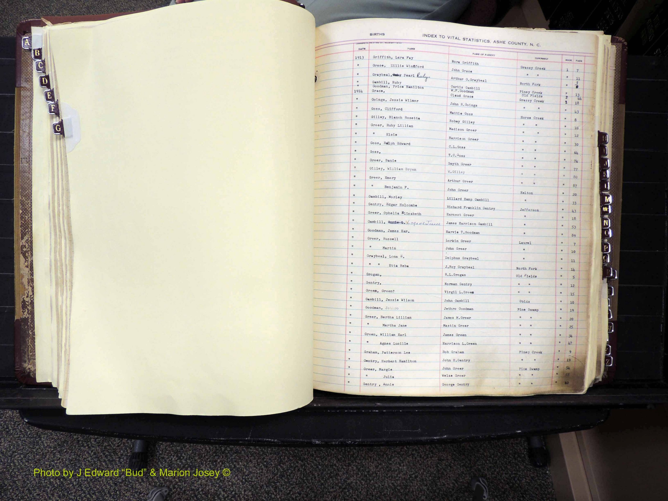 Ashe Co, NC, Births, 1913-1946 (183).JPG