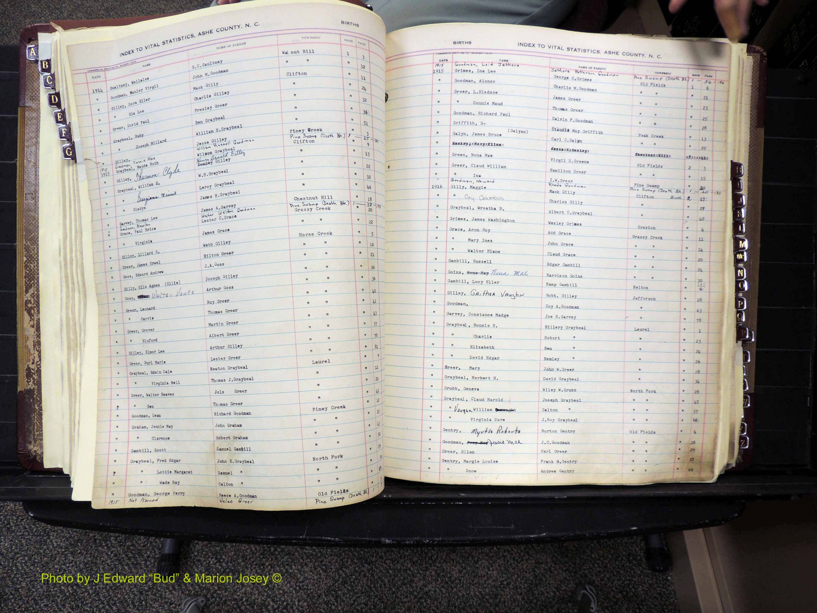 Ashe Co, NC, Births, 1913-1946 (184).JPG